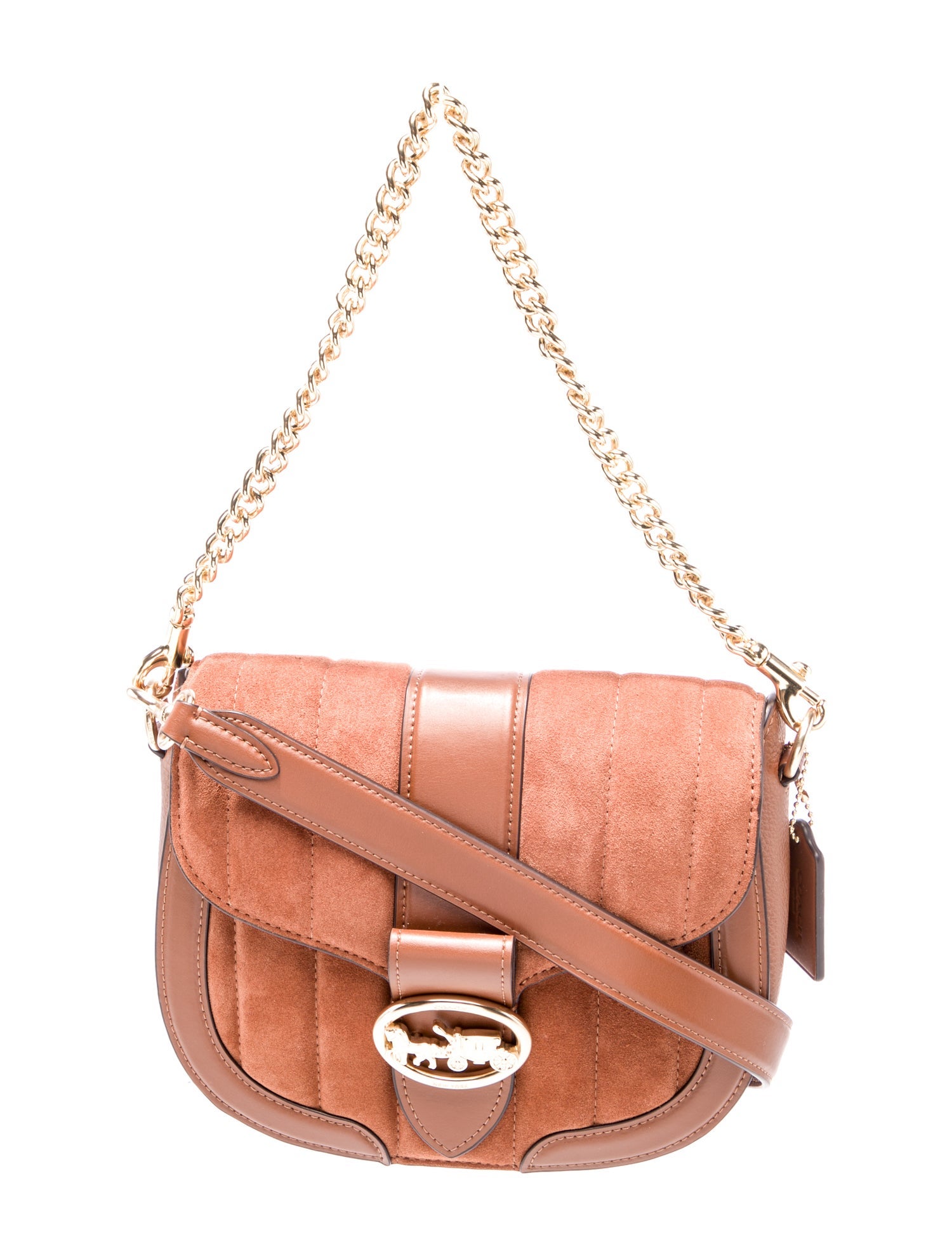 Coach Suede Shoulder Bag w/ Tags