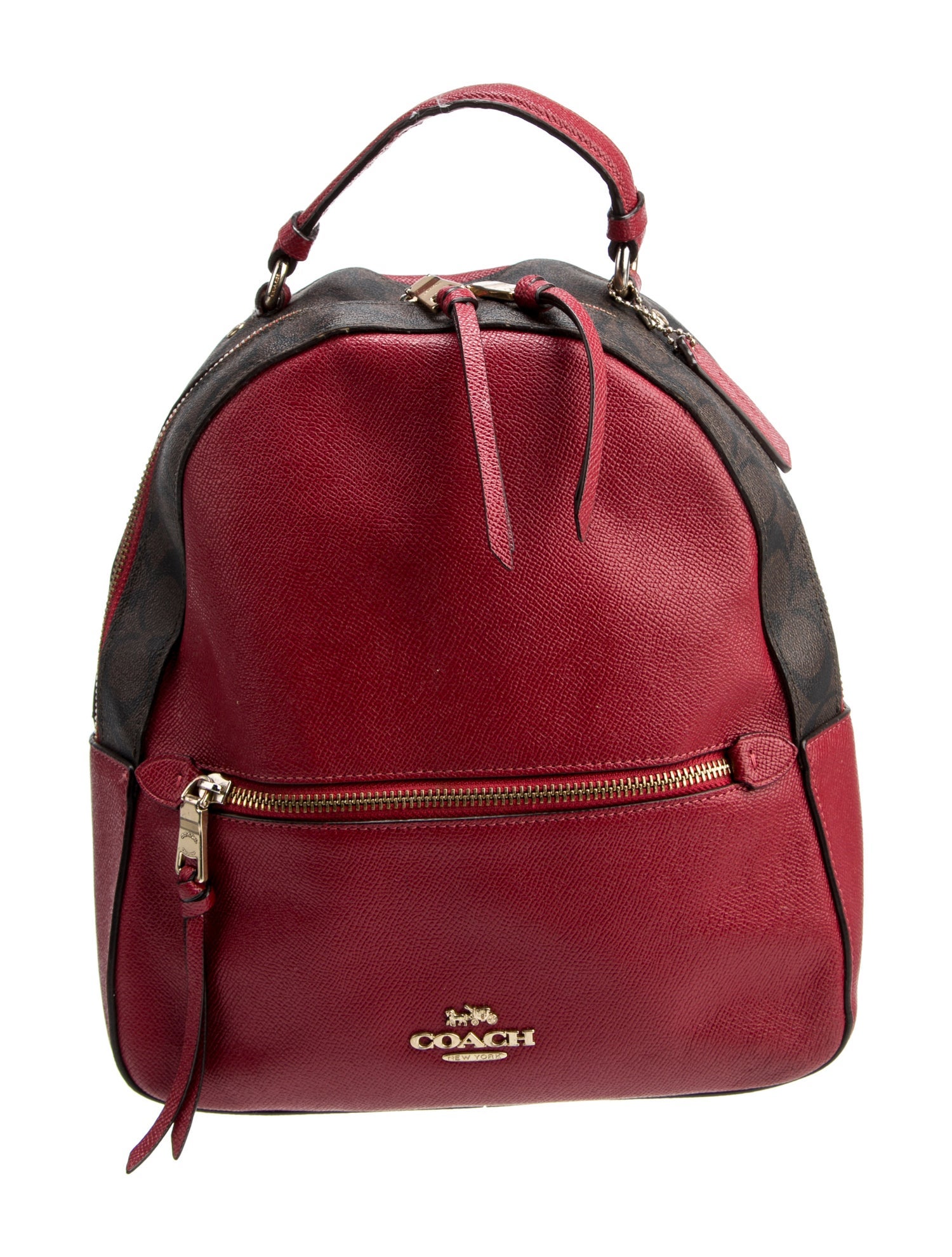 Coach Saffiano Leather Backpack