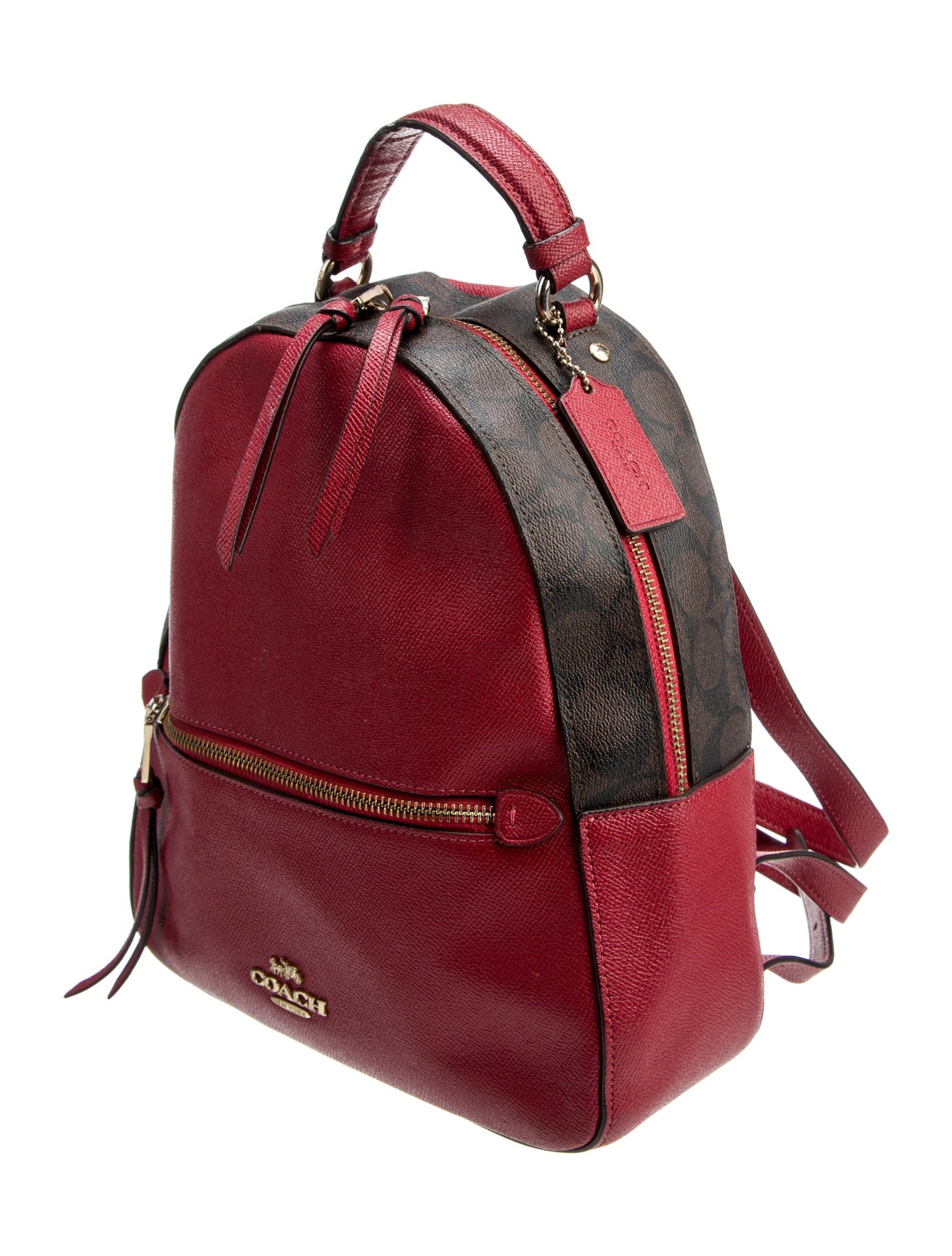 Coach Saffiano Leather Backpack