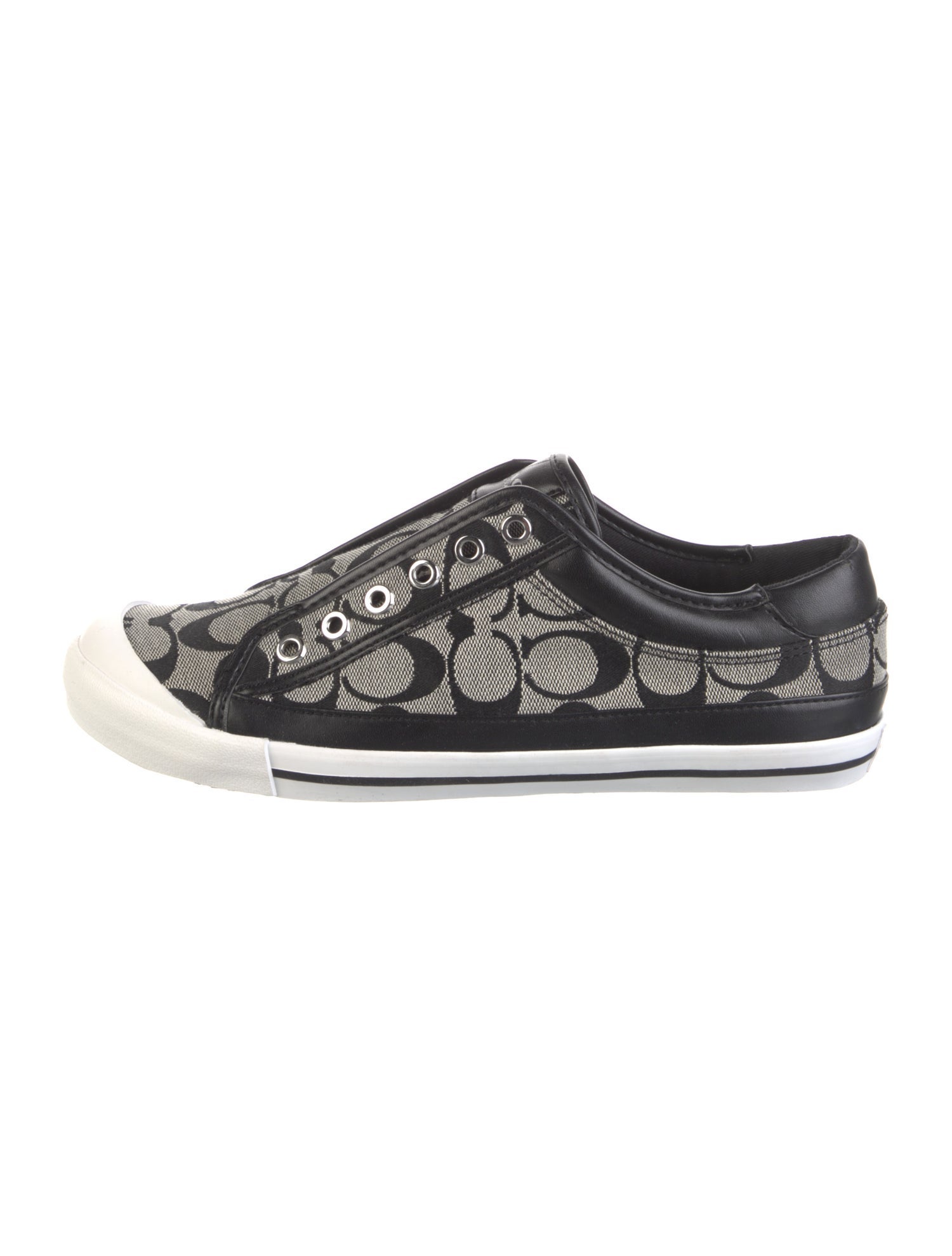 Coach Canvas Printed Sneakers