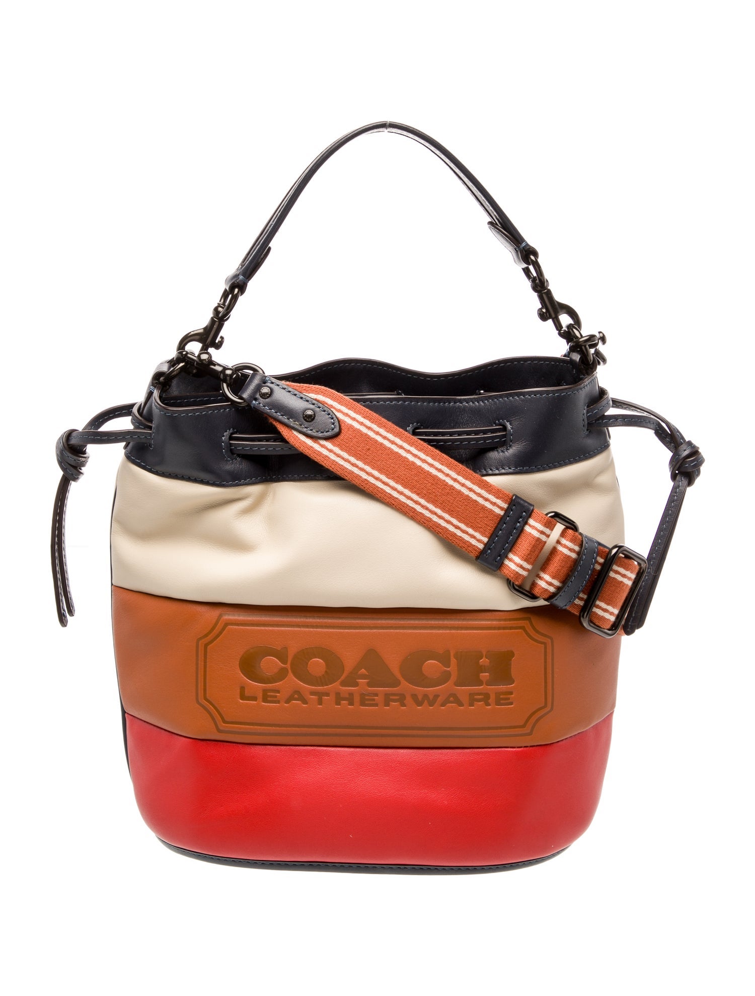 Coach Leather Bucket Bag