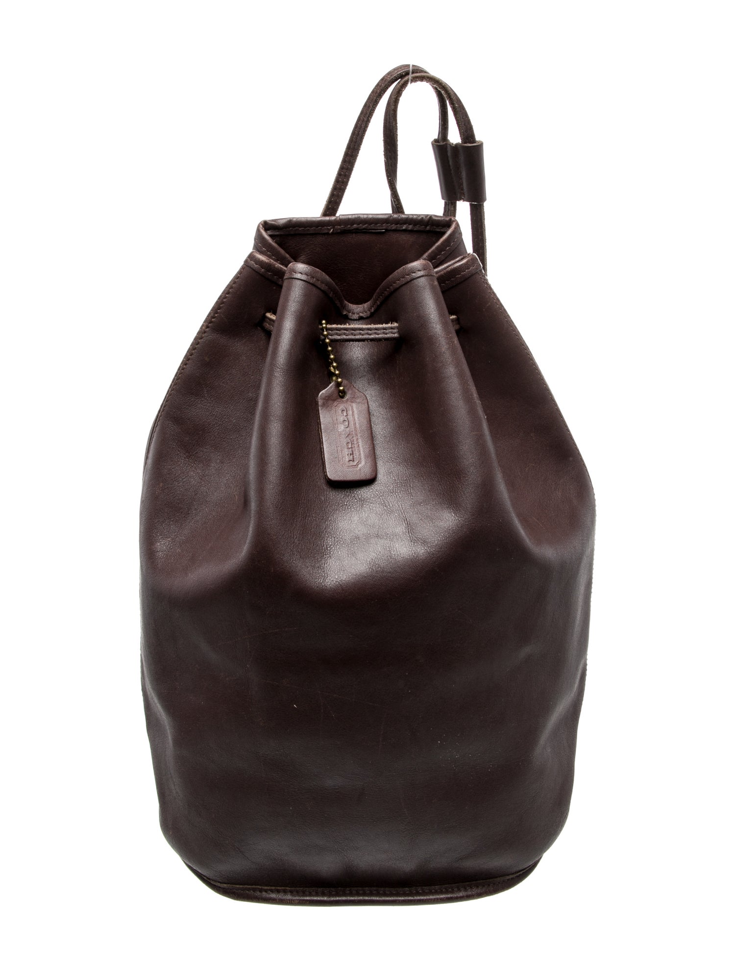 Coach Leather Backpack