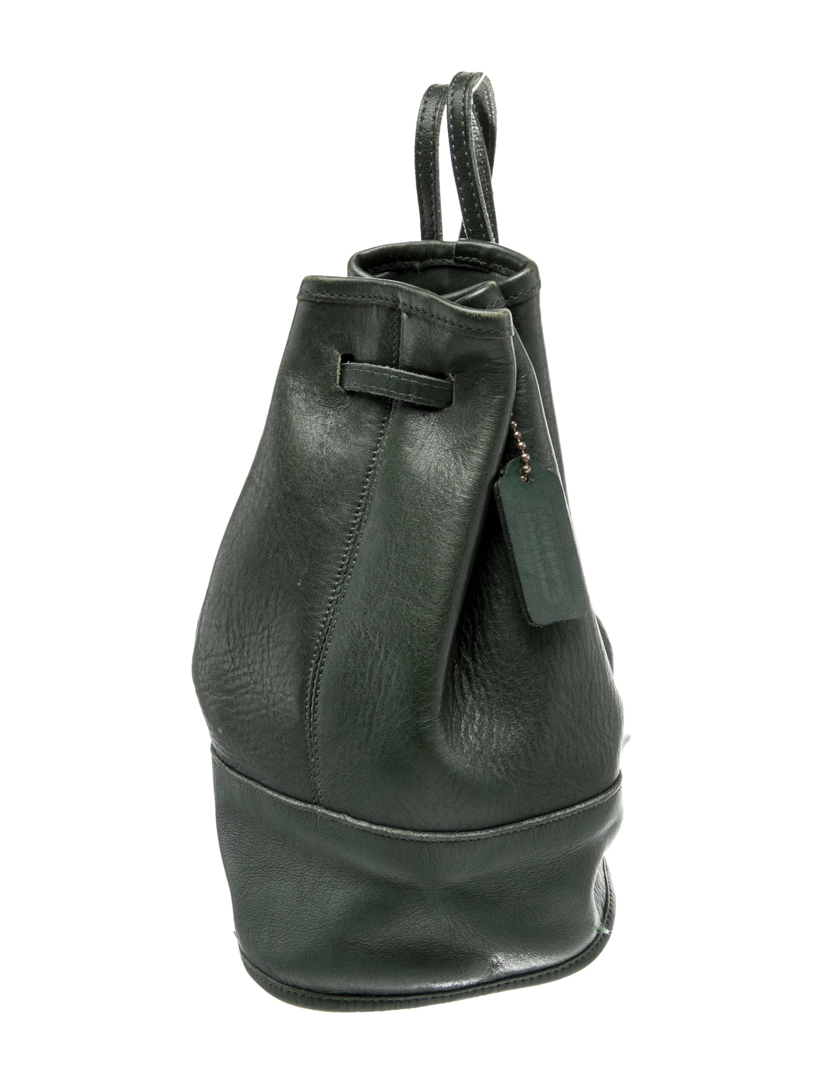 Coach Leather Backpack