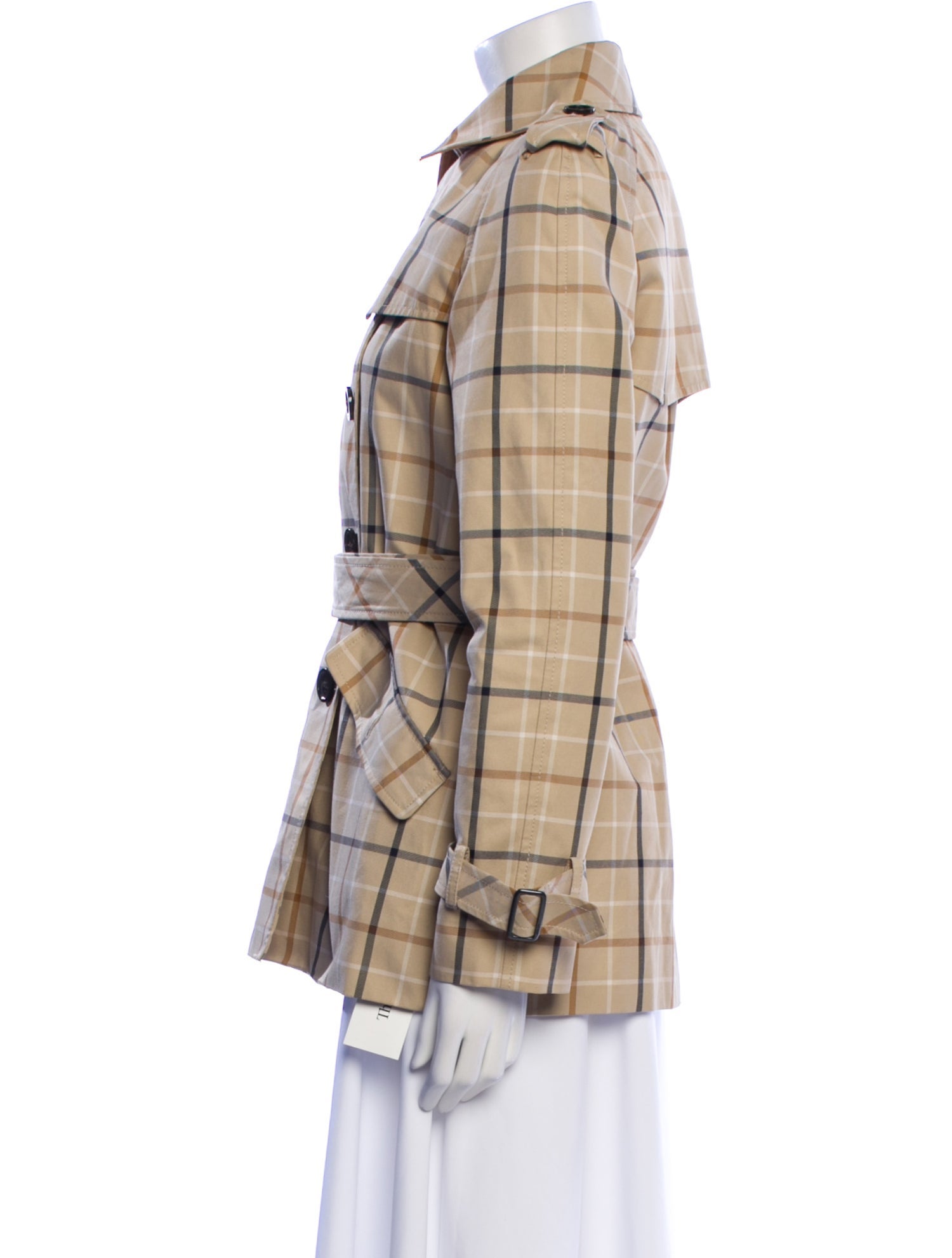 Coach Plaid Print Jacket