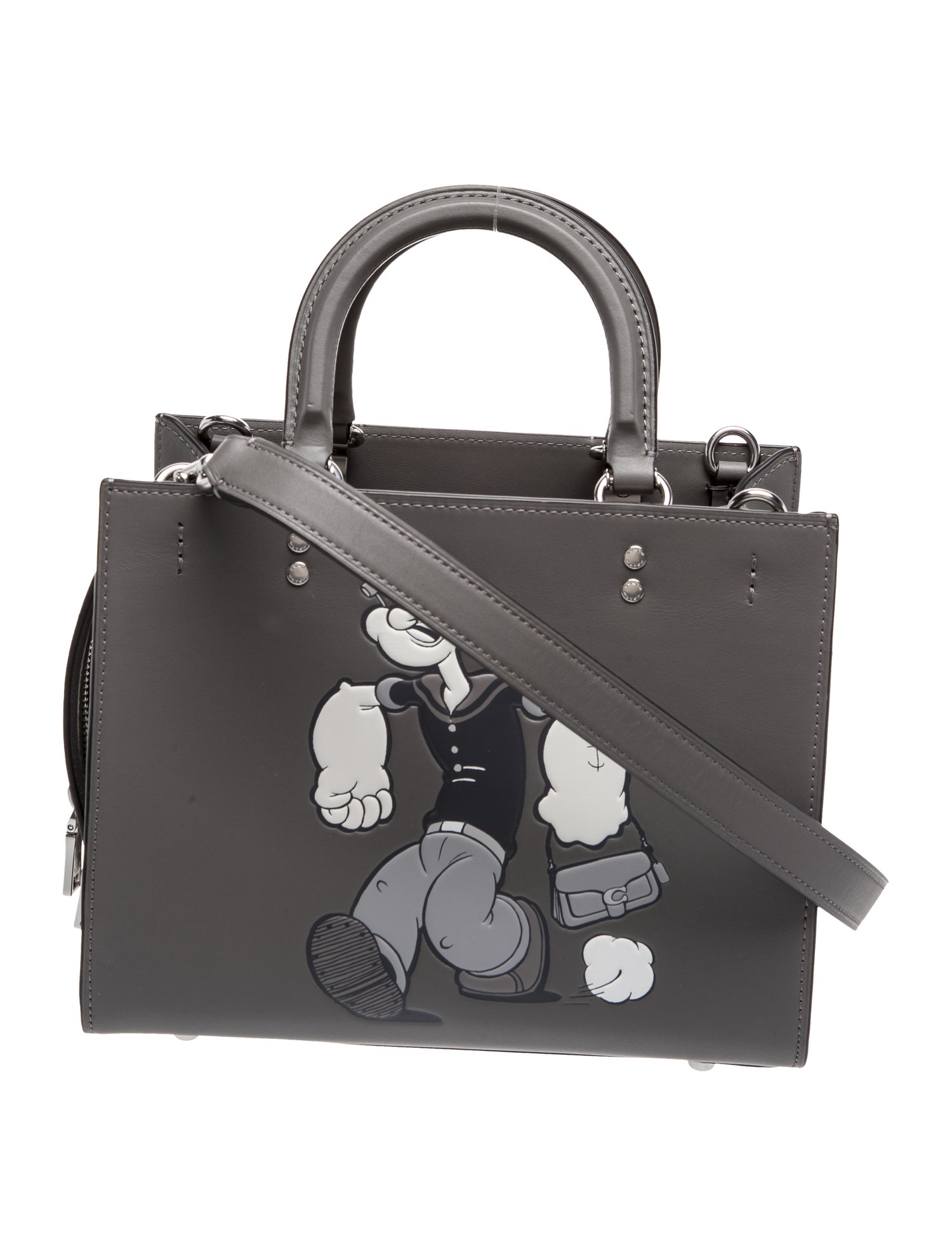 Coach Leather Top Handle Bag