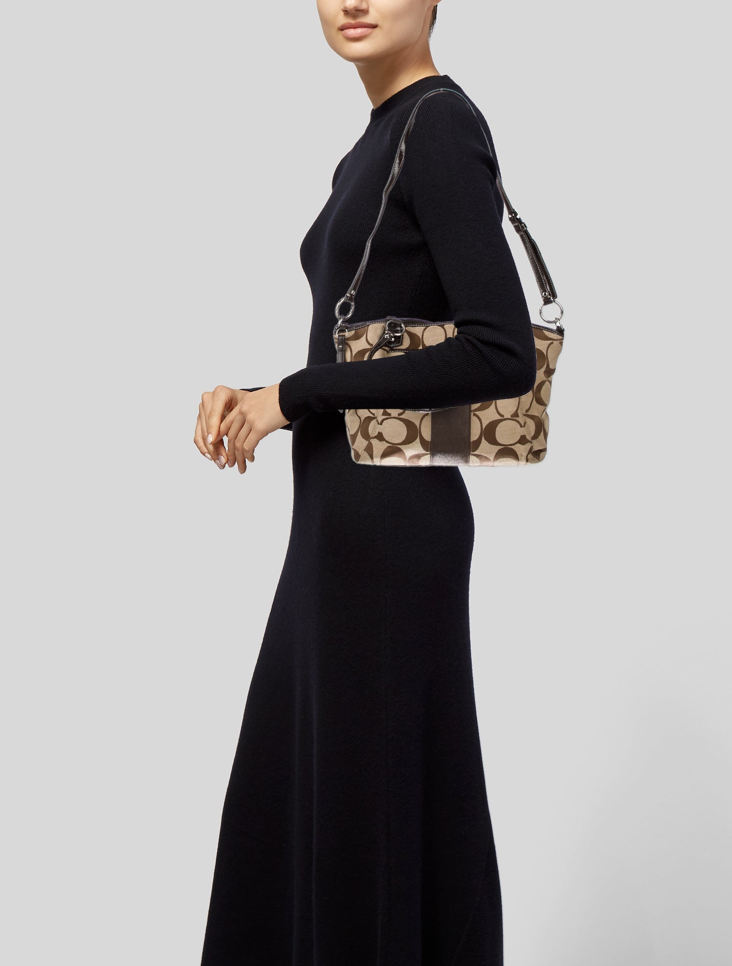 Coach Canvas Shoulder Bag