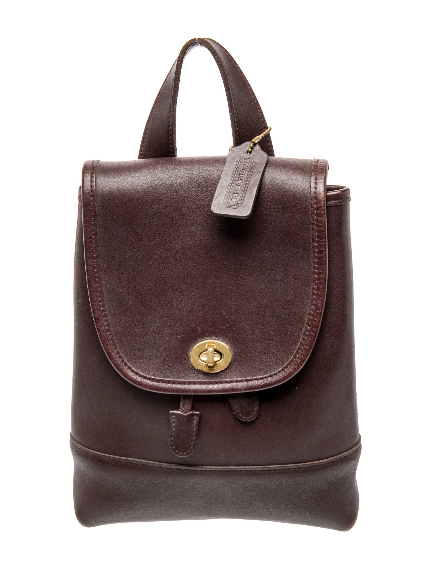 Coach Leather Backpack