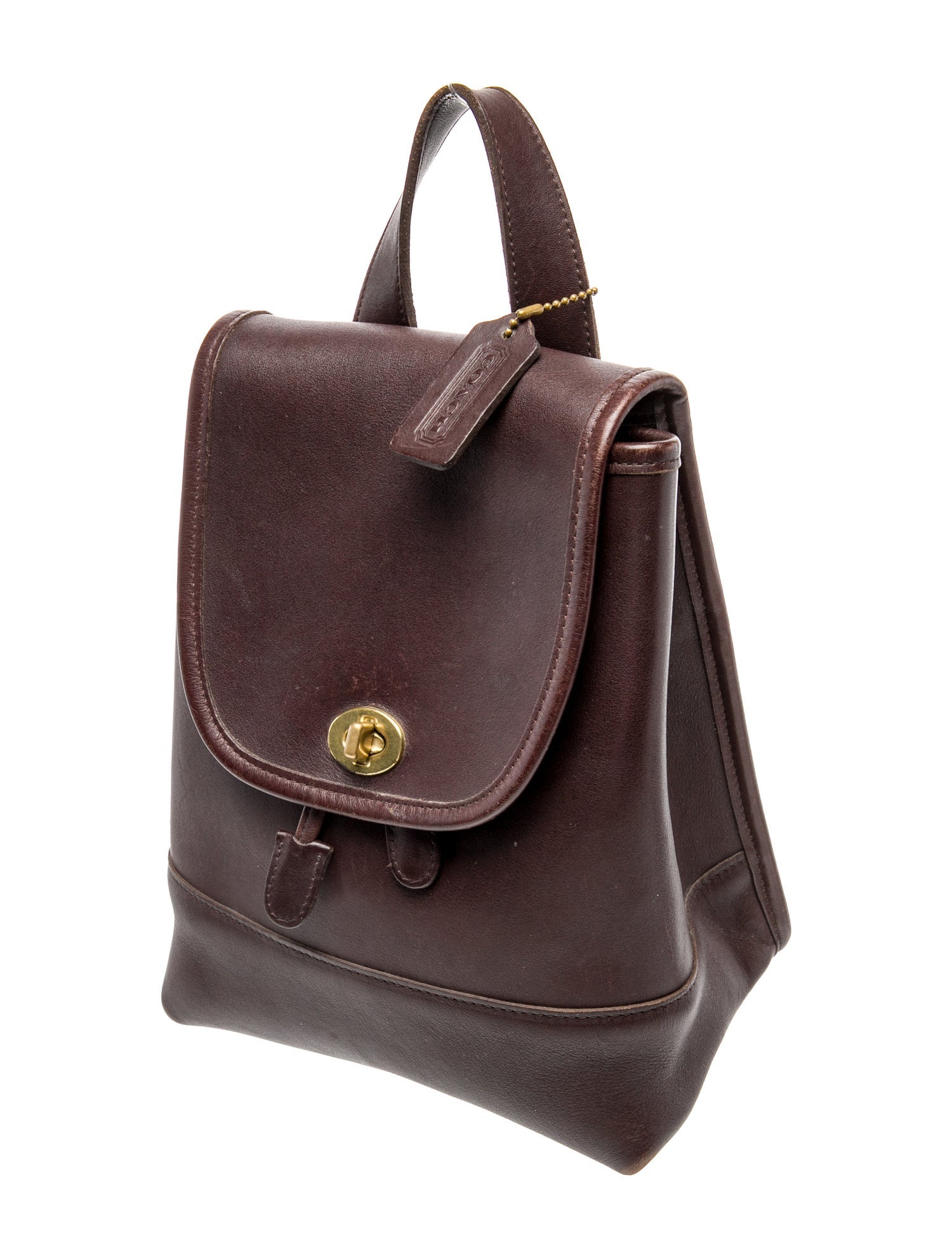 Coach Leather Backpack