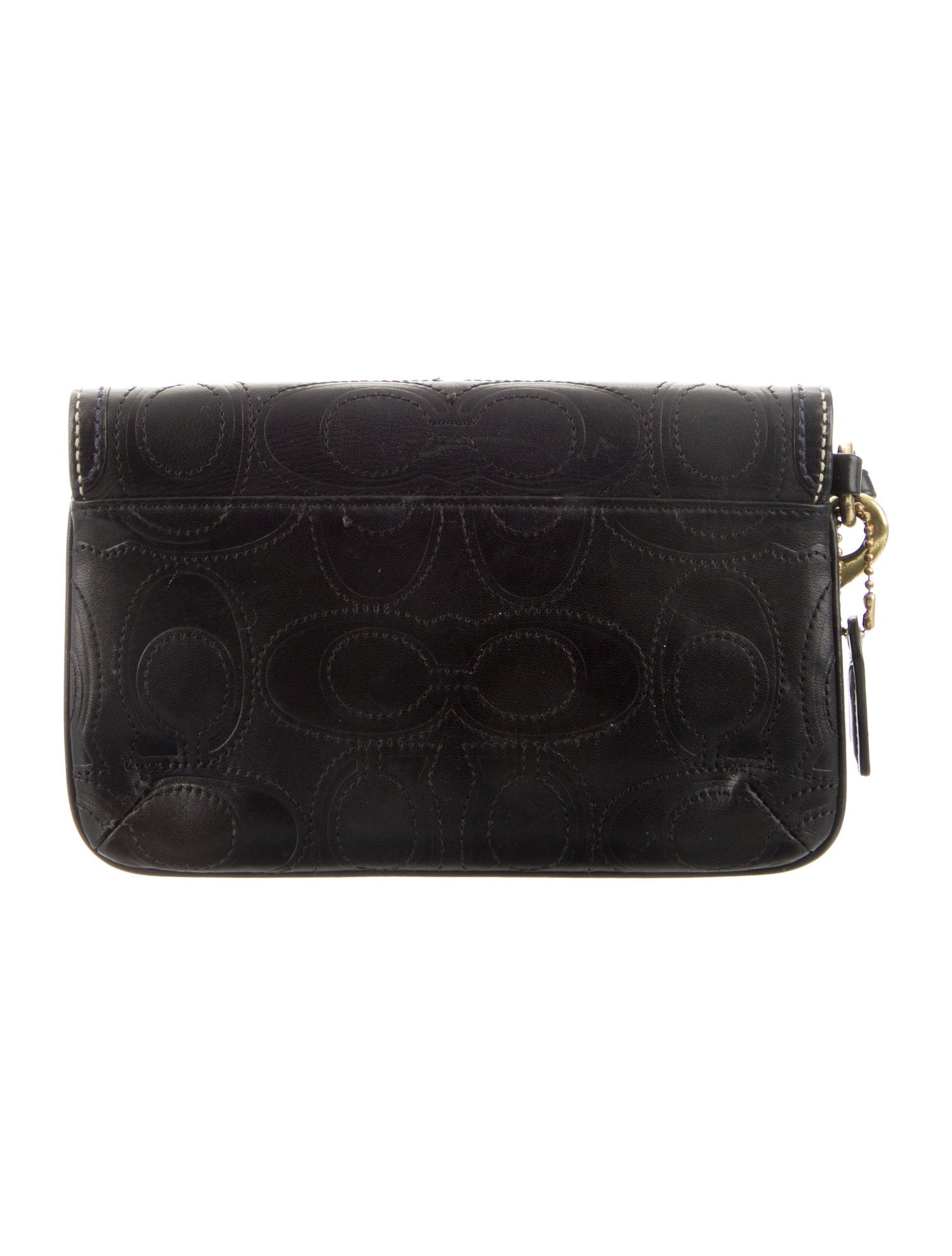 Coach Leather Wristlet