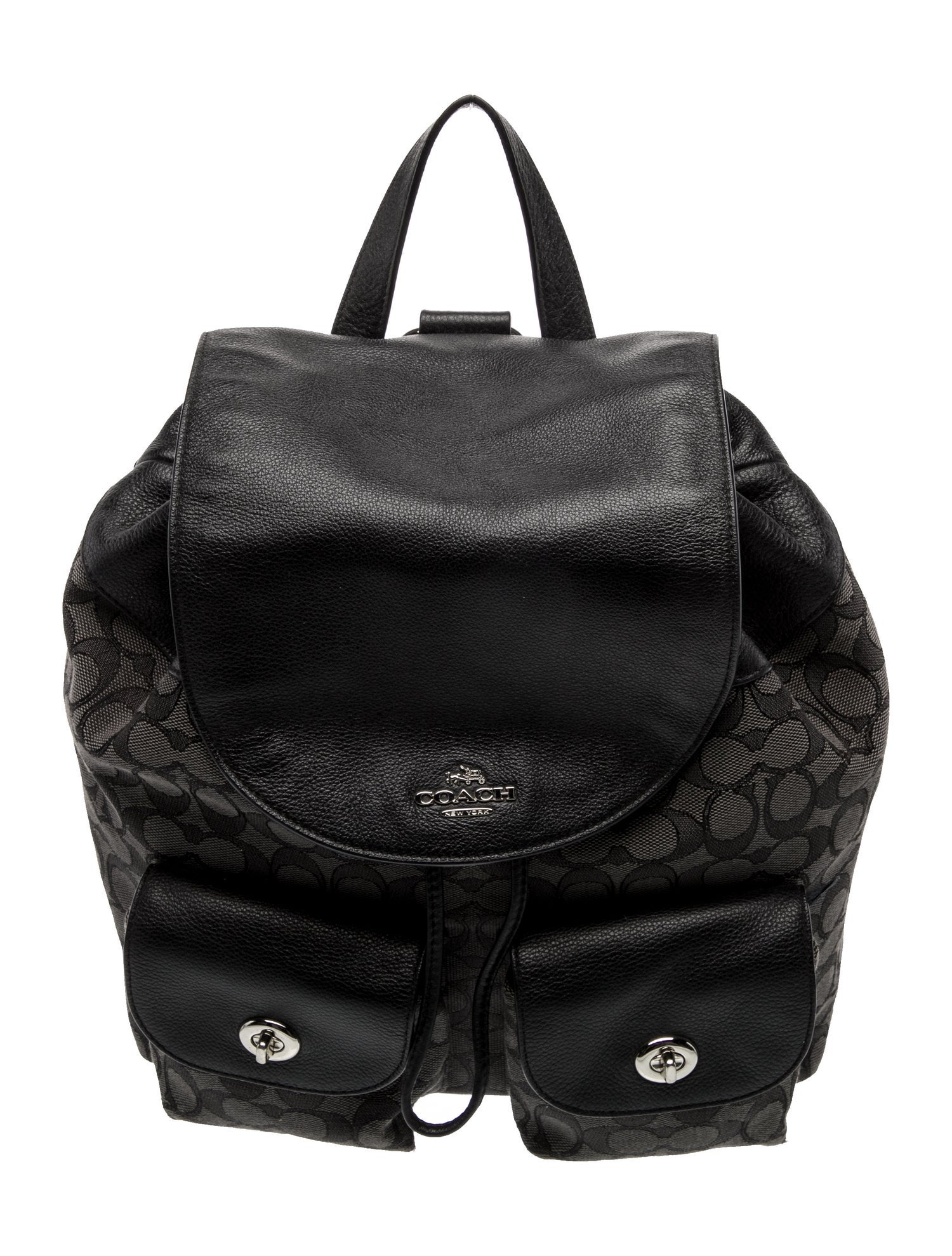 Coach Leather Backpack