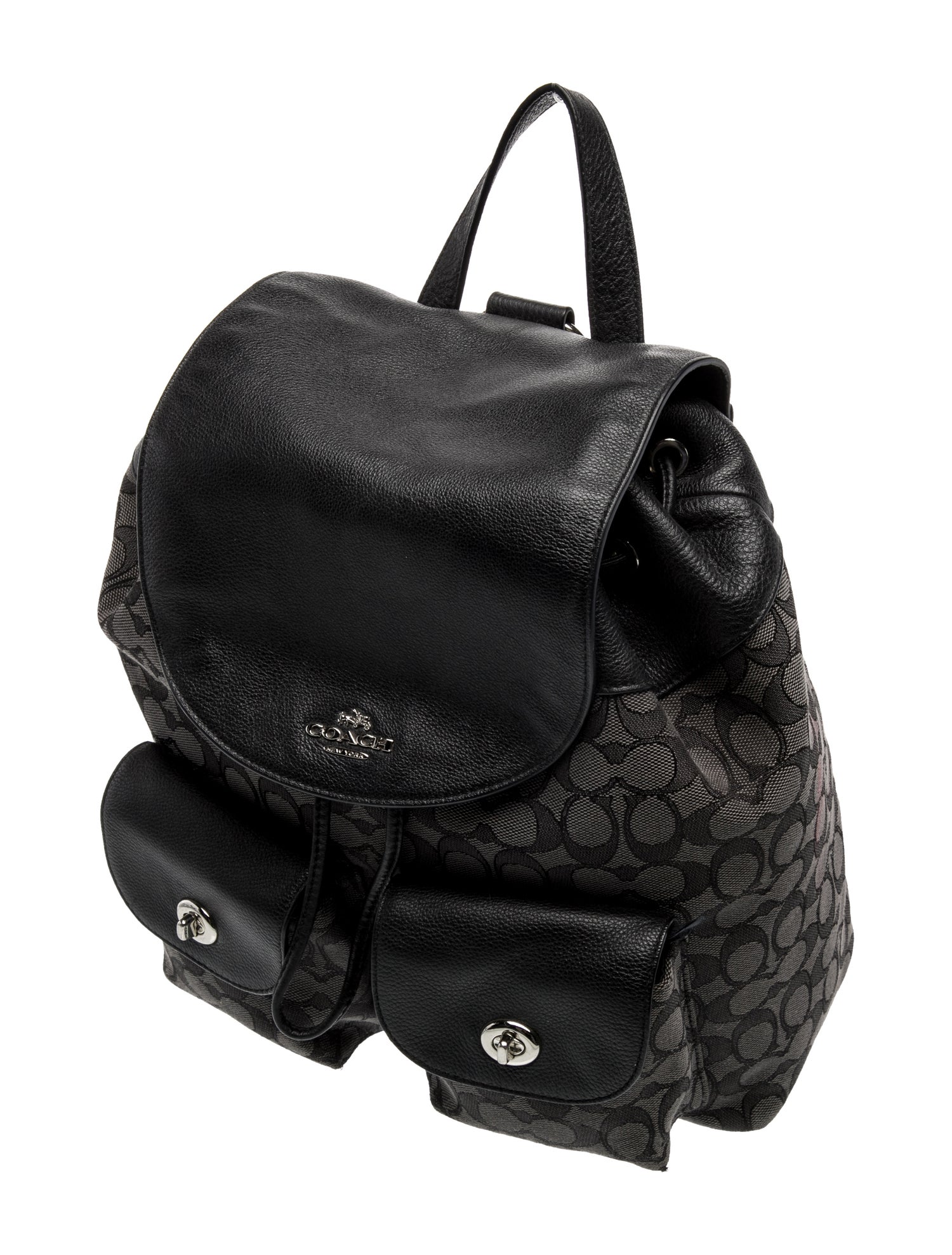 Coach Leather Backpack