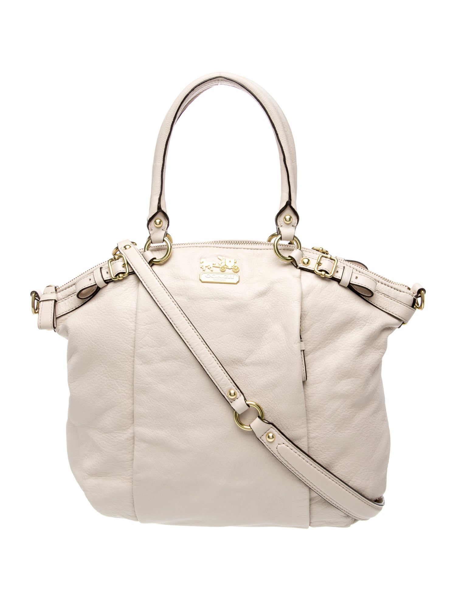 Coach Leather Top Handle Bag