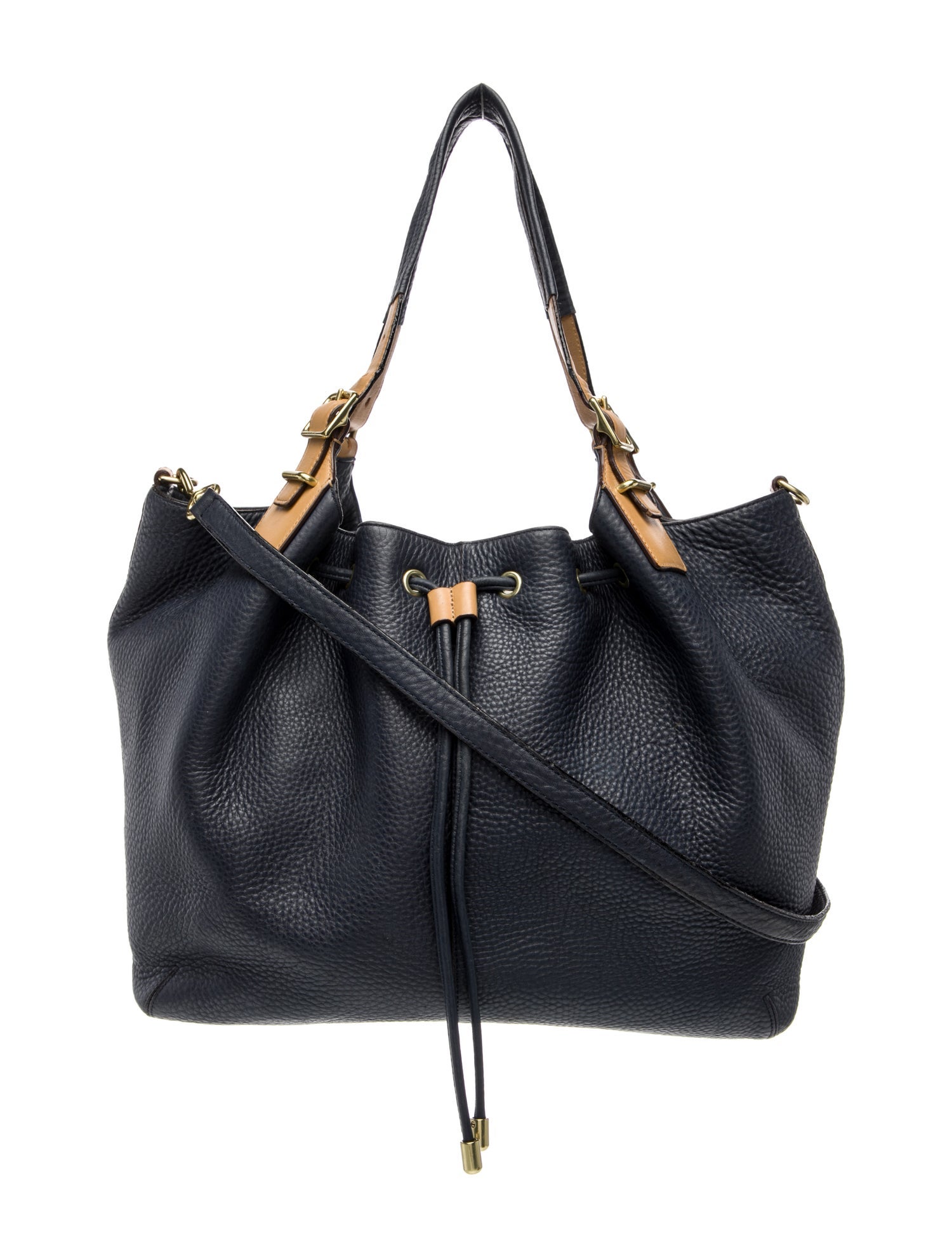 Coach Leather Bucket Bag