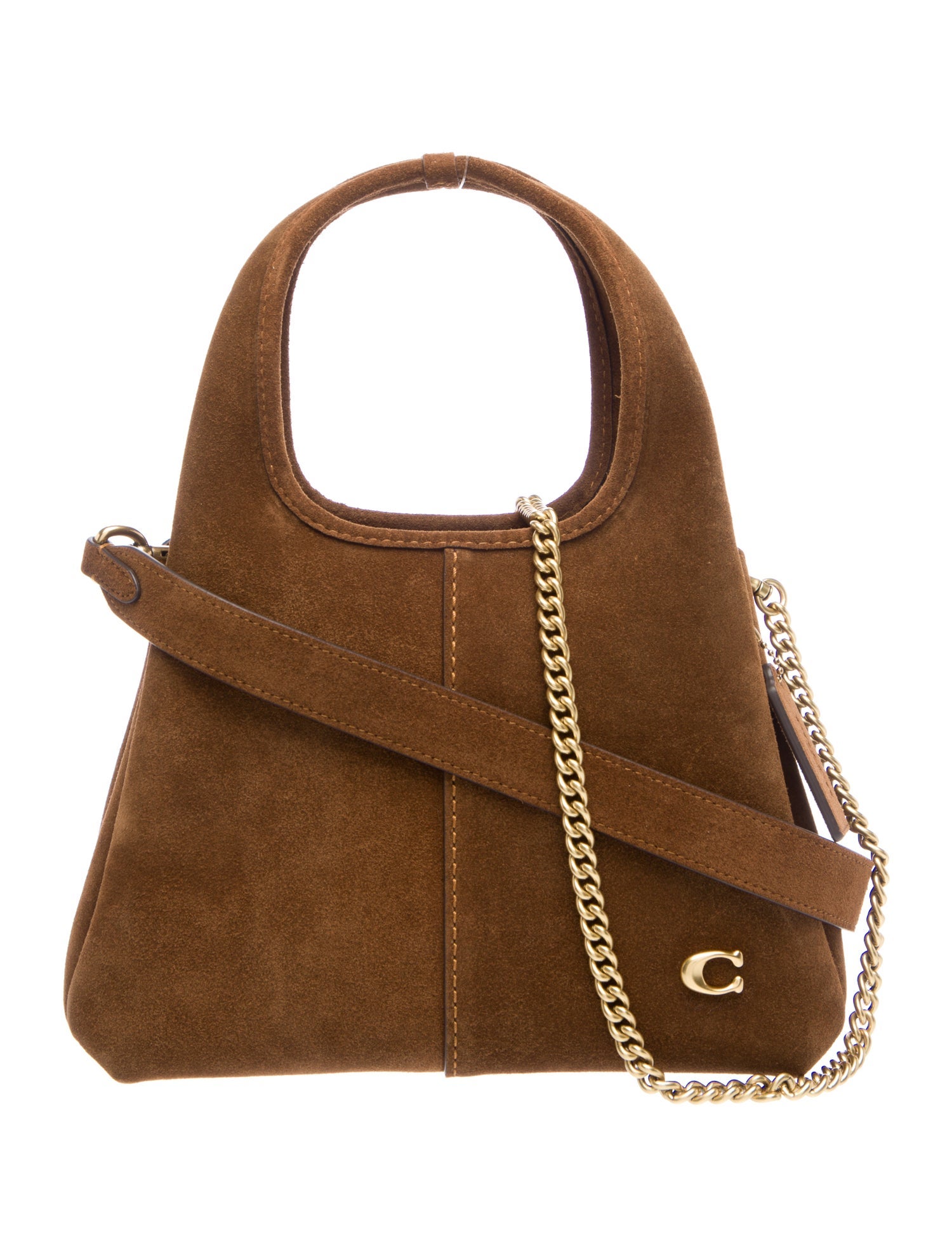 Coach Suede Top Handle Bag