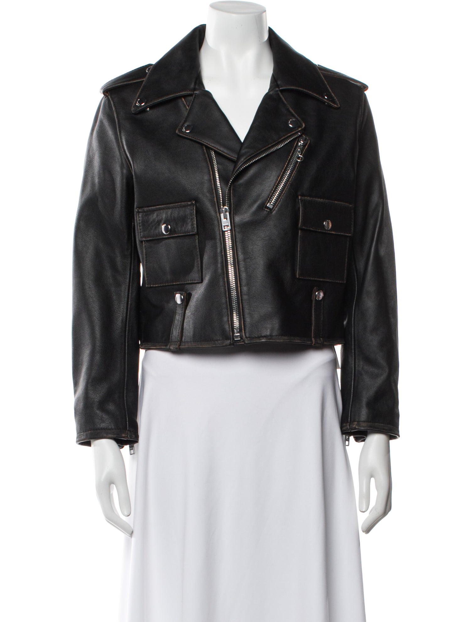 Coach Leather Biker Jacket