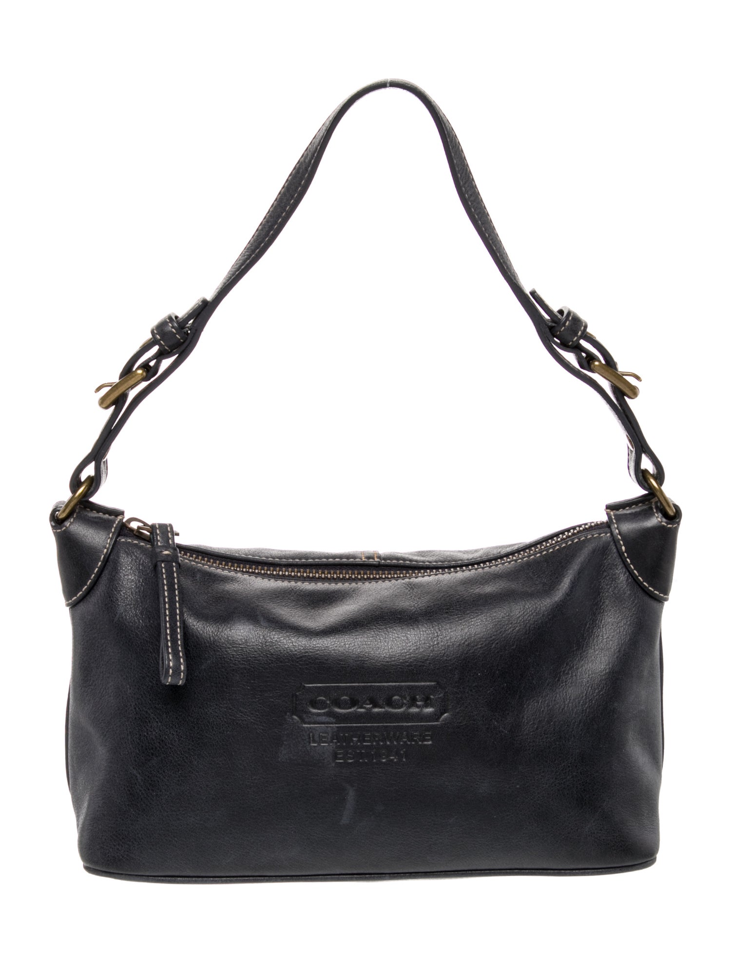 Coach Leather Top Handle Bag