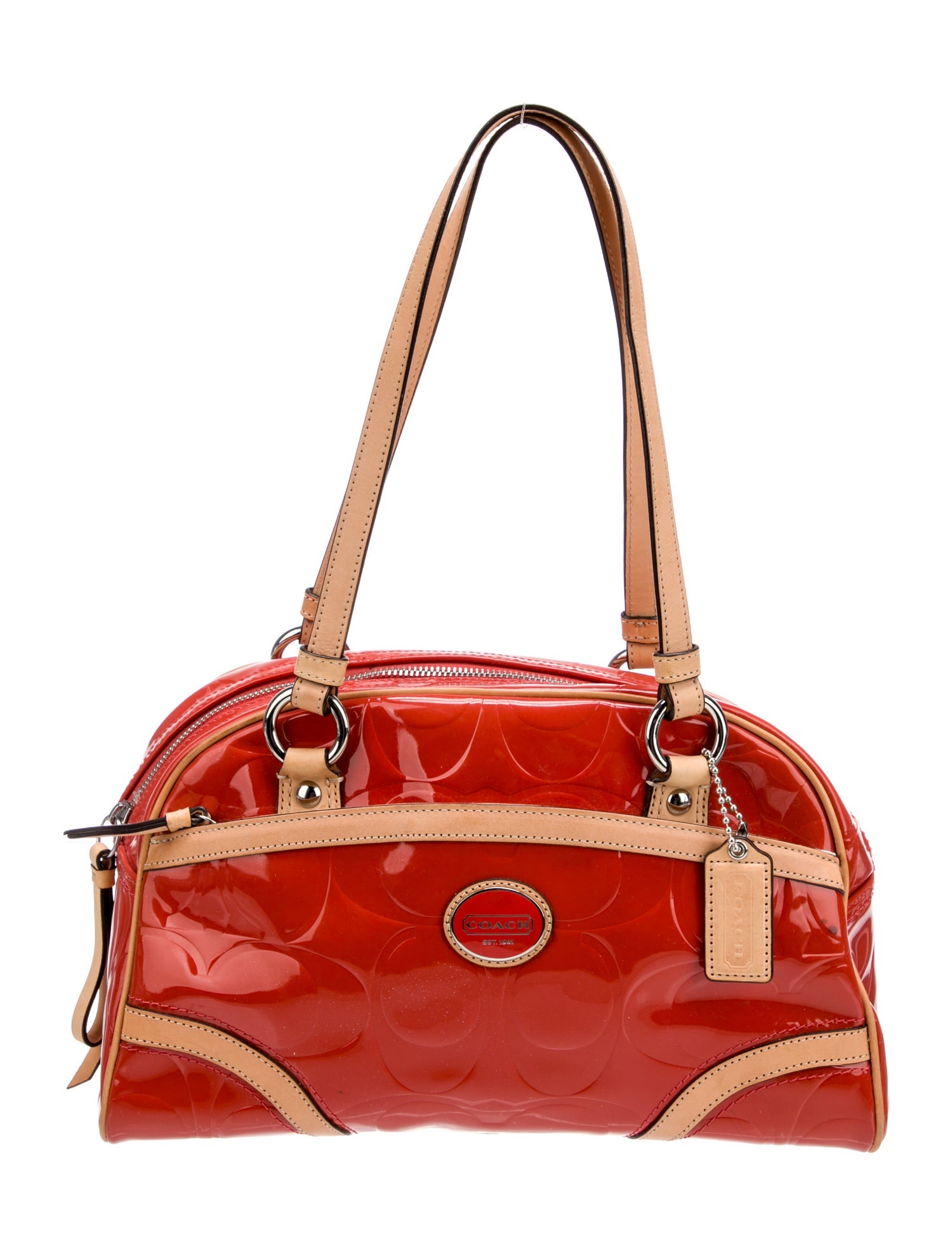 Coach Patent Leather Shoulder Bag
