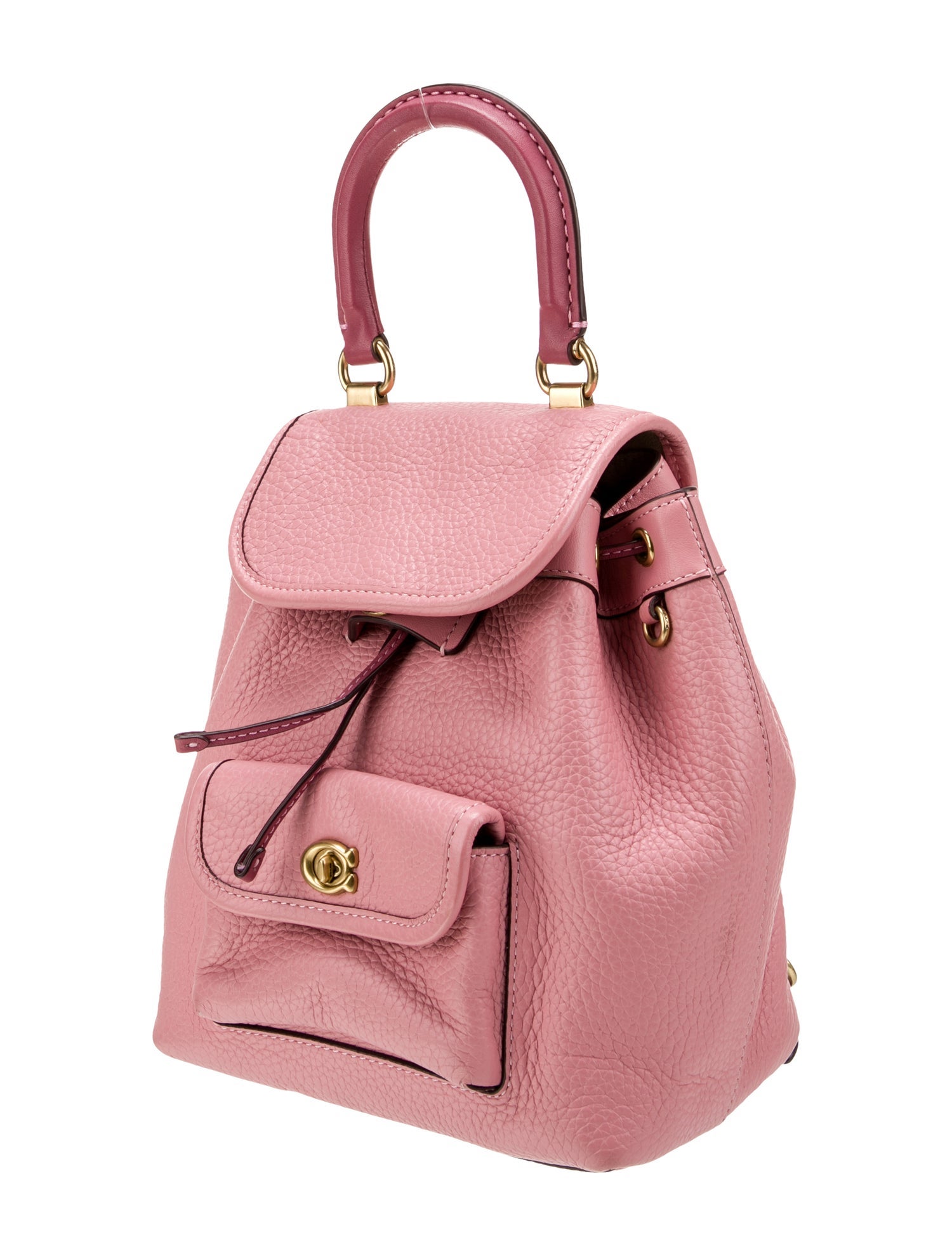 Coach Leather Backpack