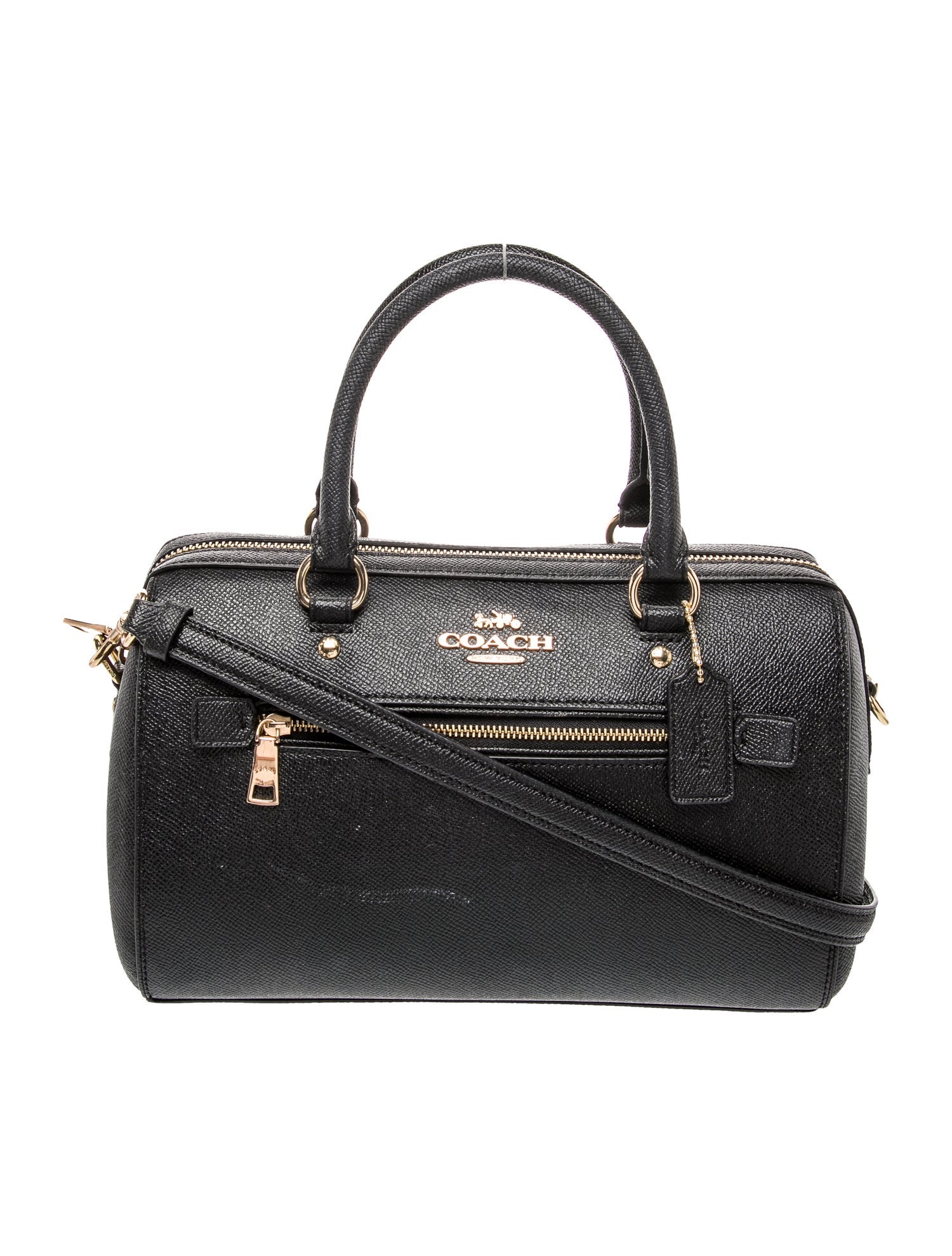 Coach Leather Top Handle Bag