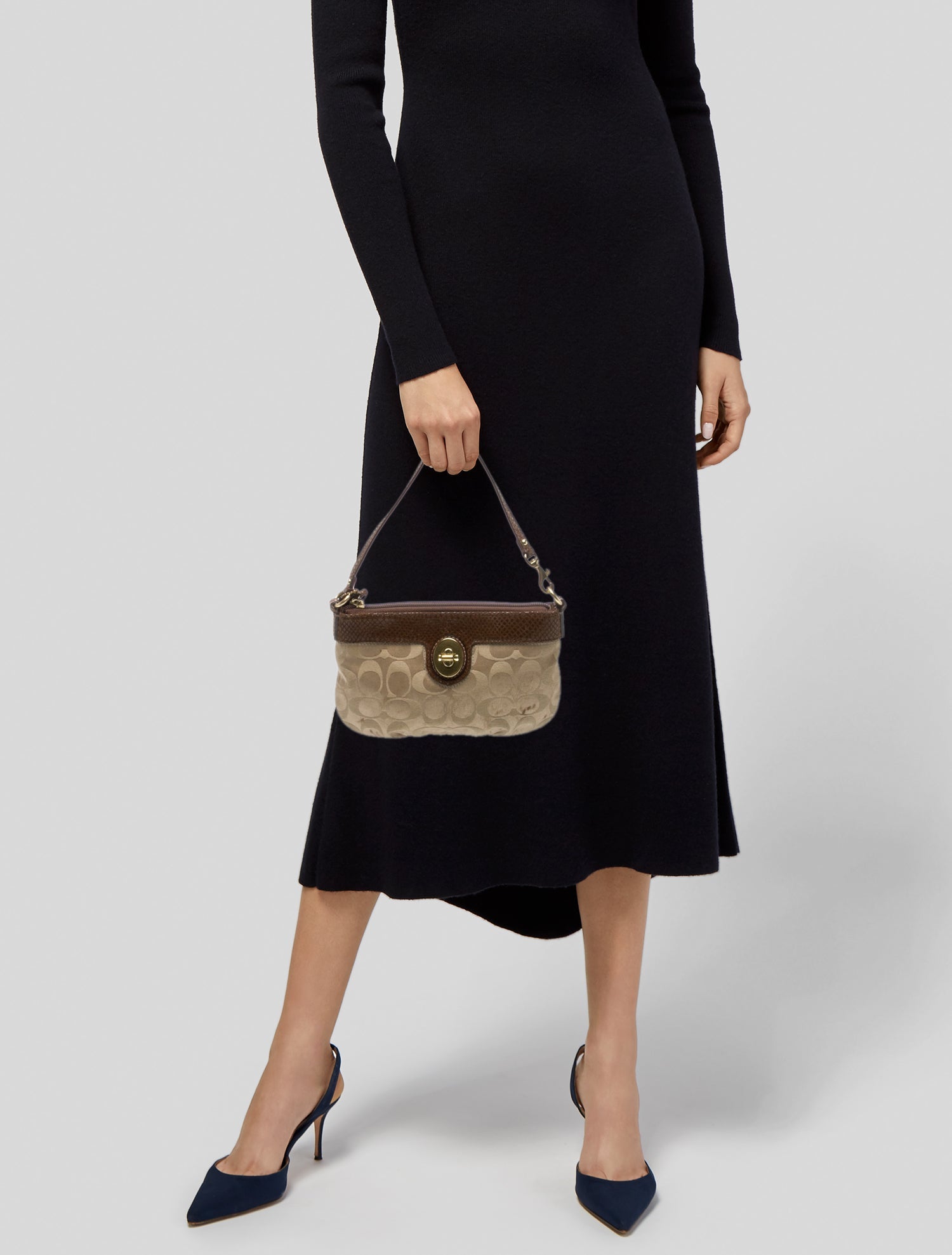 Coach Canvas Shoulder Bag