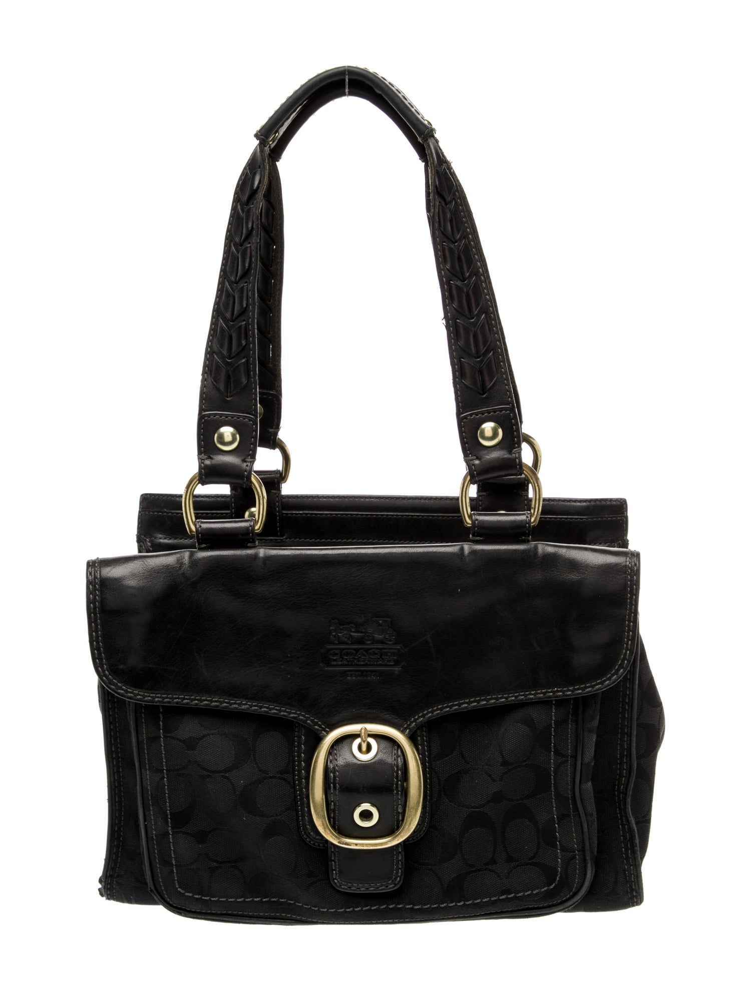 Coach Canvas Shoulder Bag