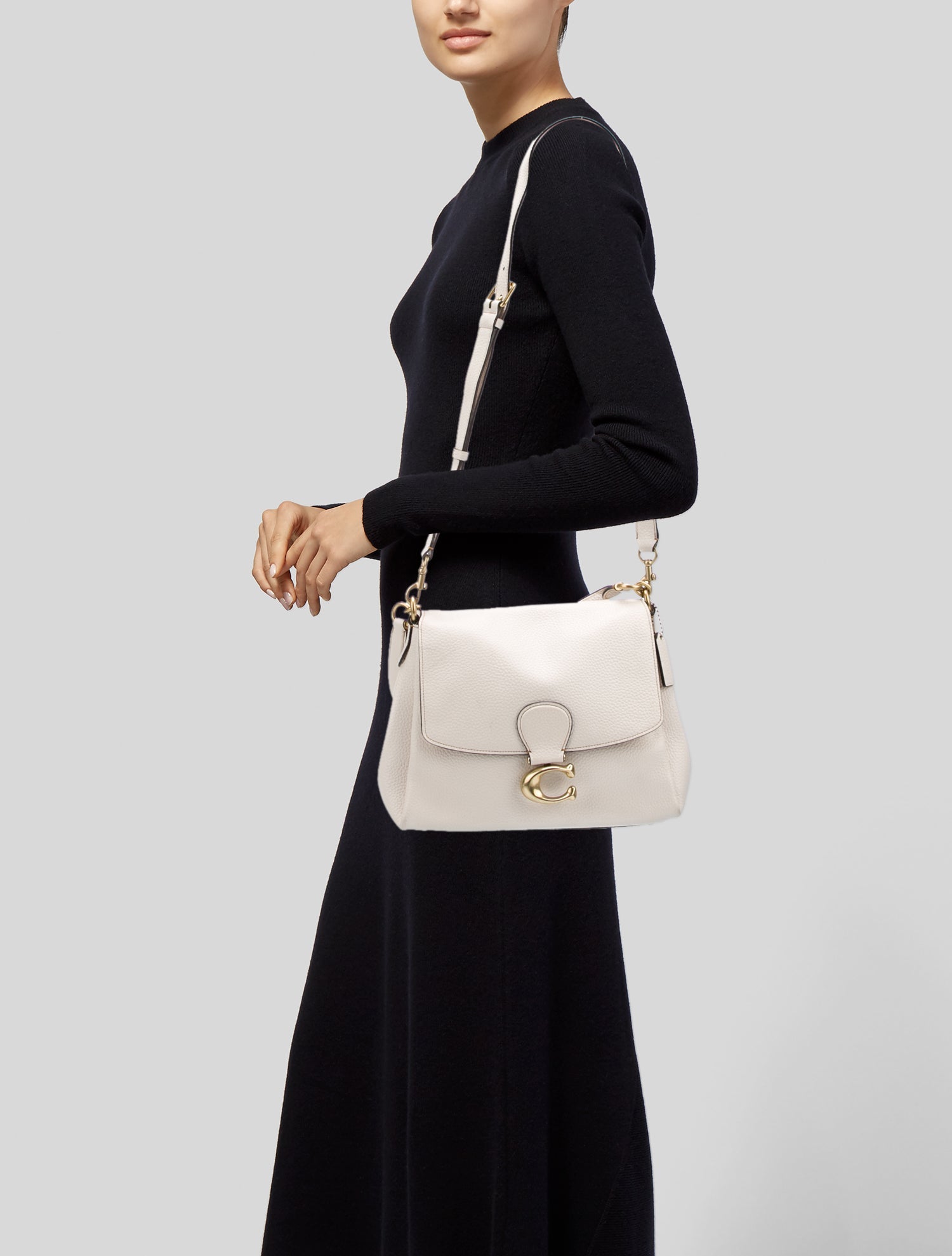 Coach Leather Shoulder Bag