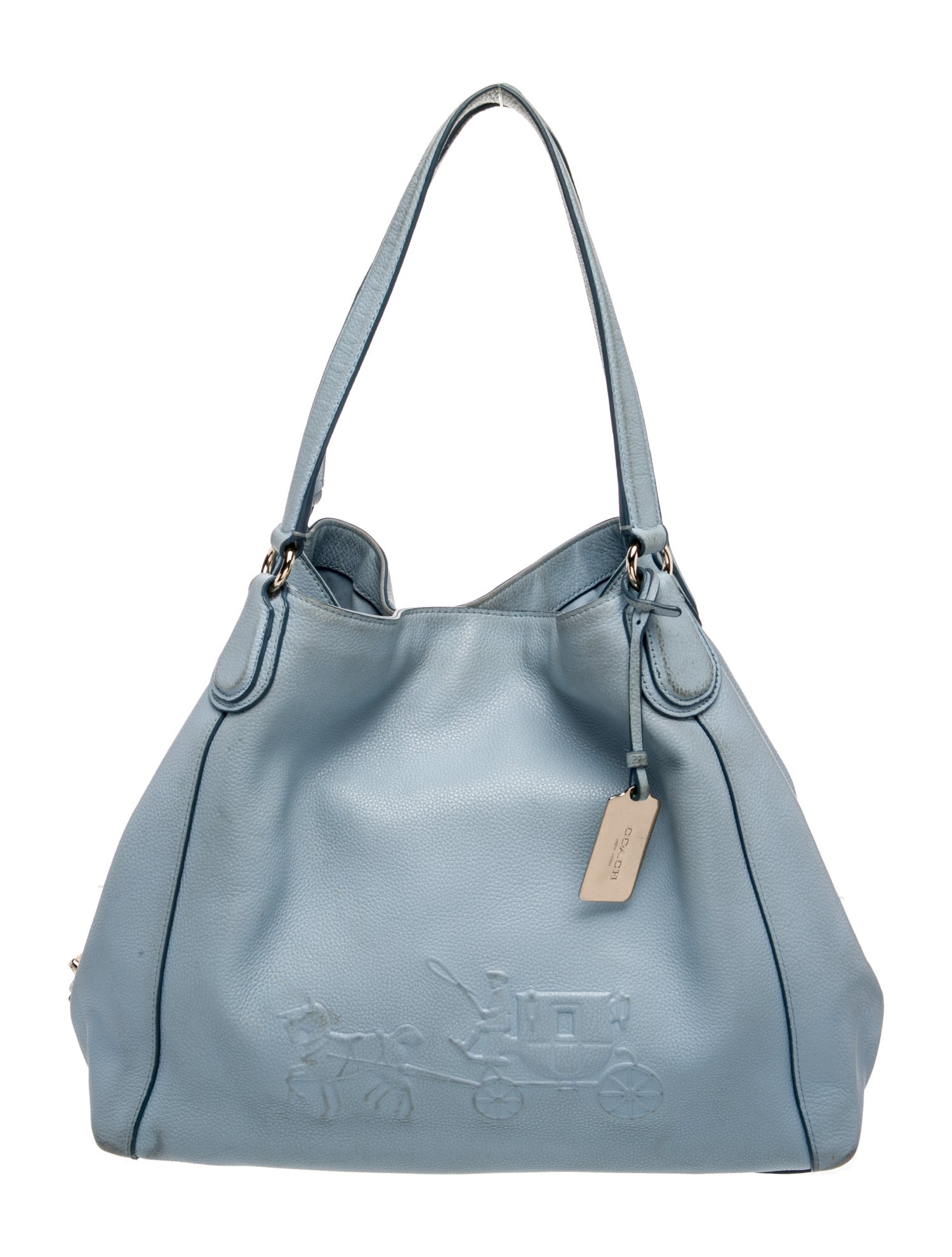 Coach Leather Top Handle Bag - Blue Handle Bags, Handbags - CCH99201 ...