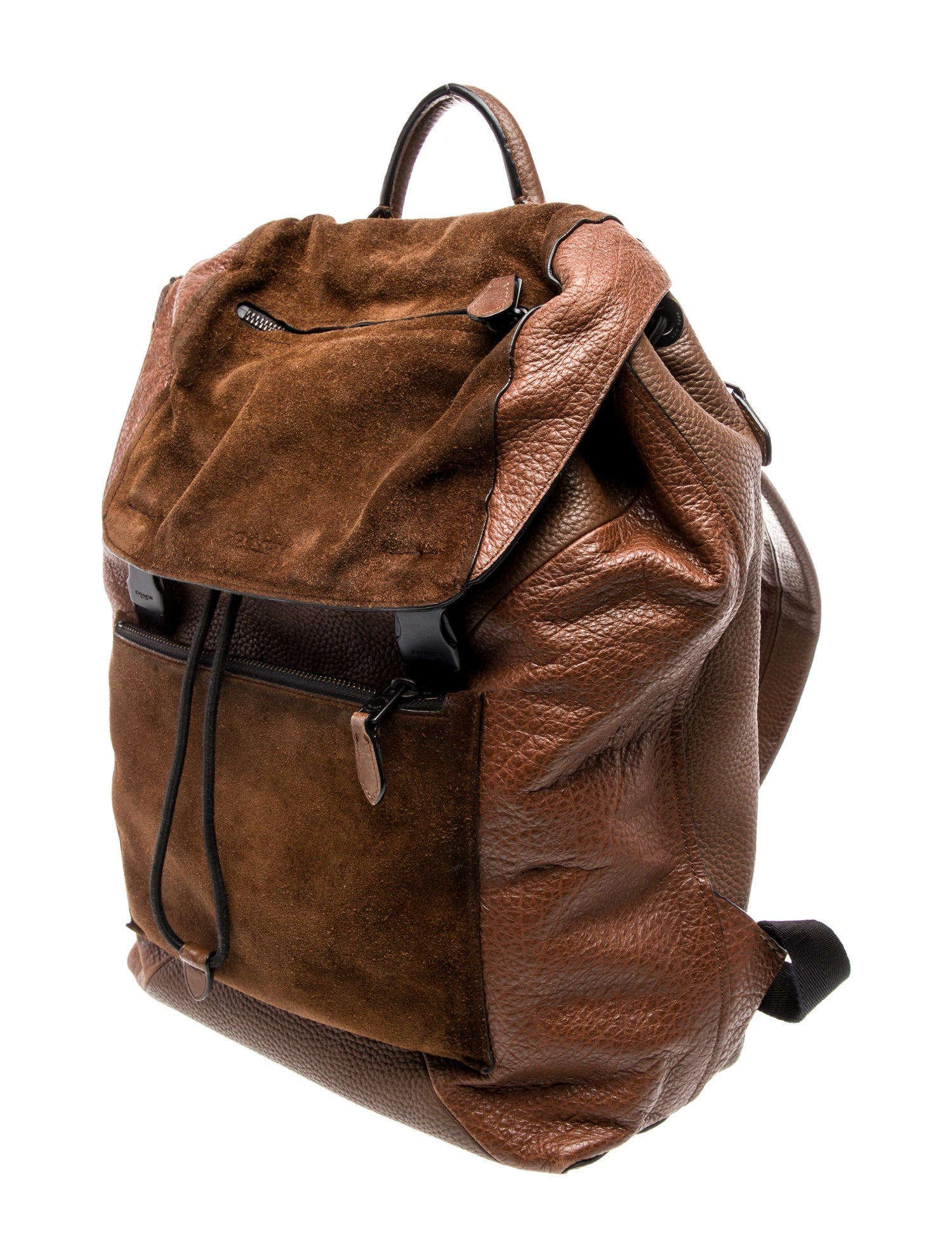Coach Leather Backpack