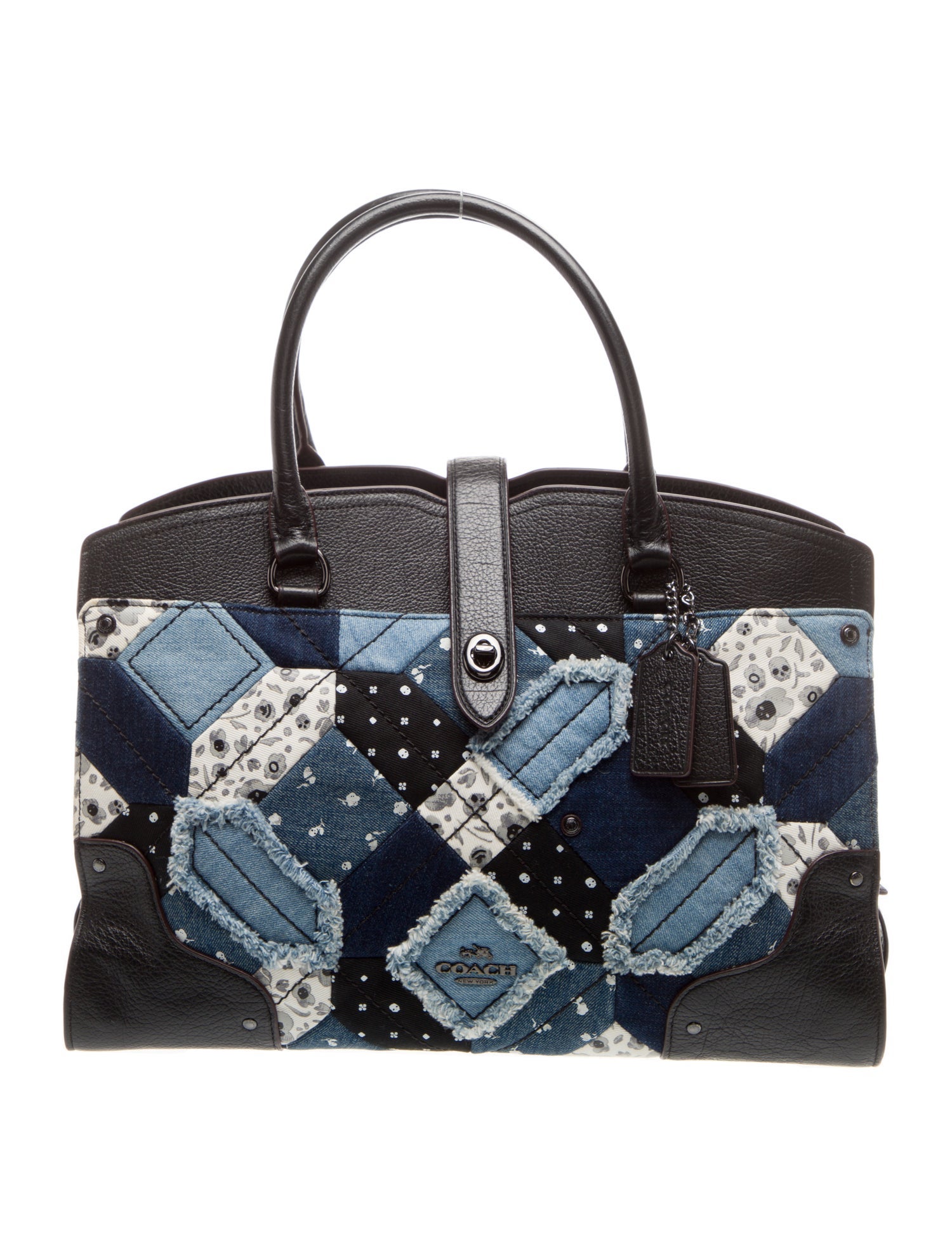 Coach Leather Top Handle Bag