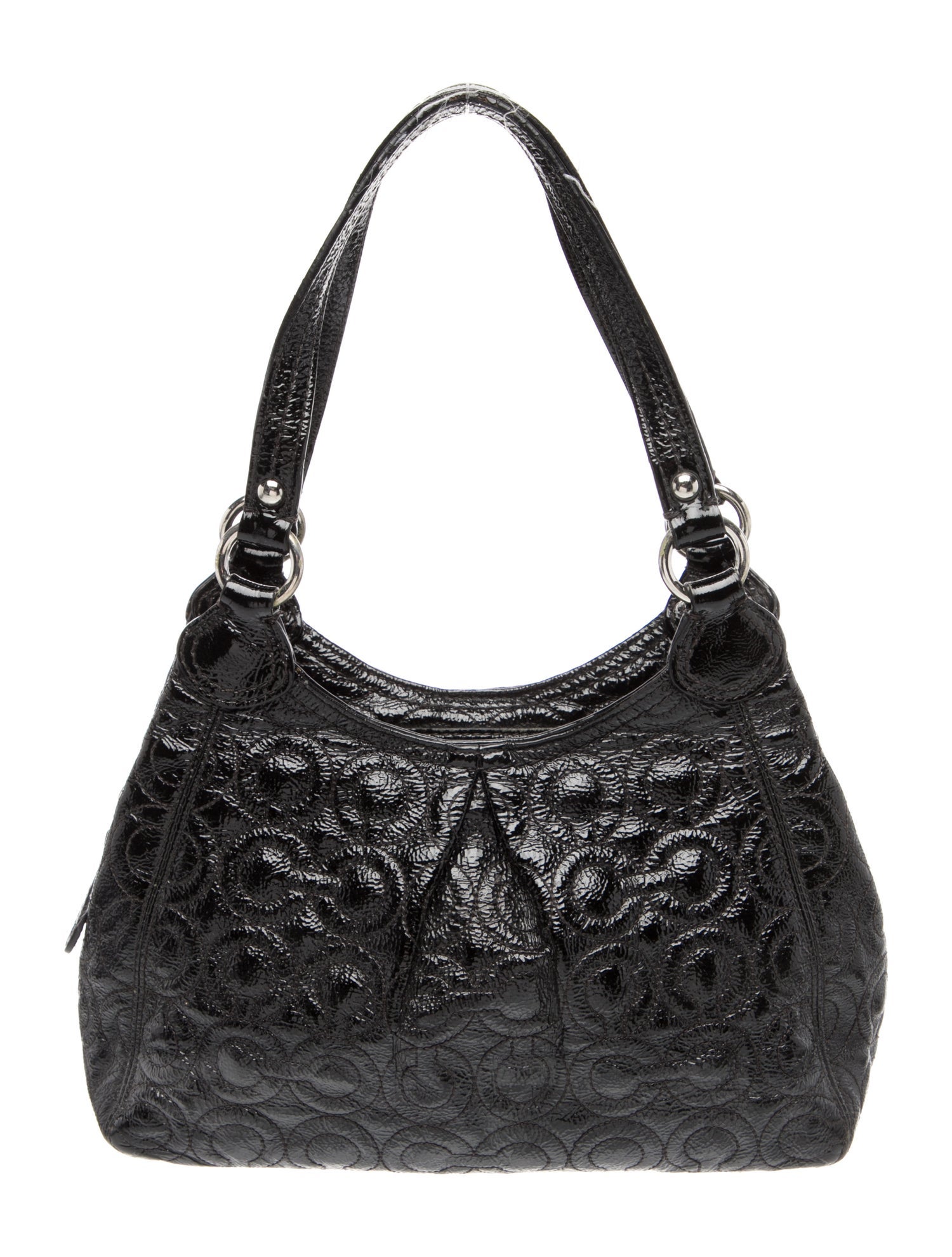 Coach Leather Top Handle Bag