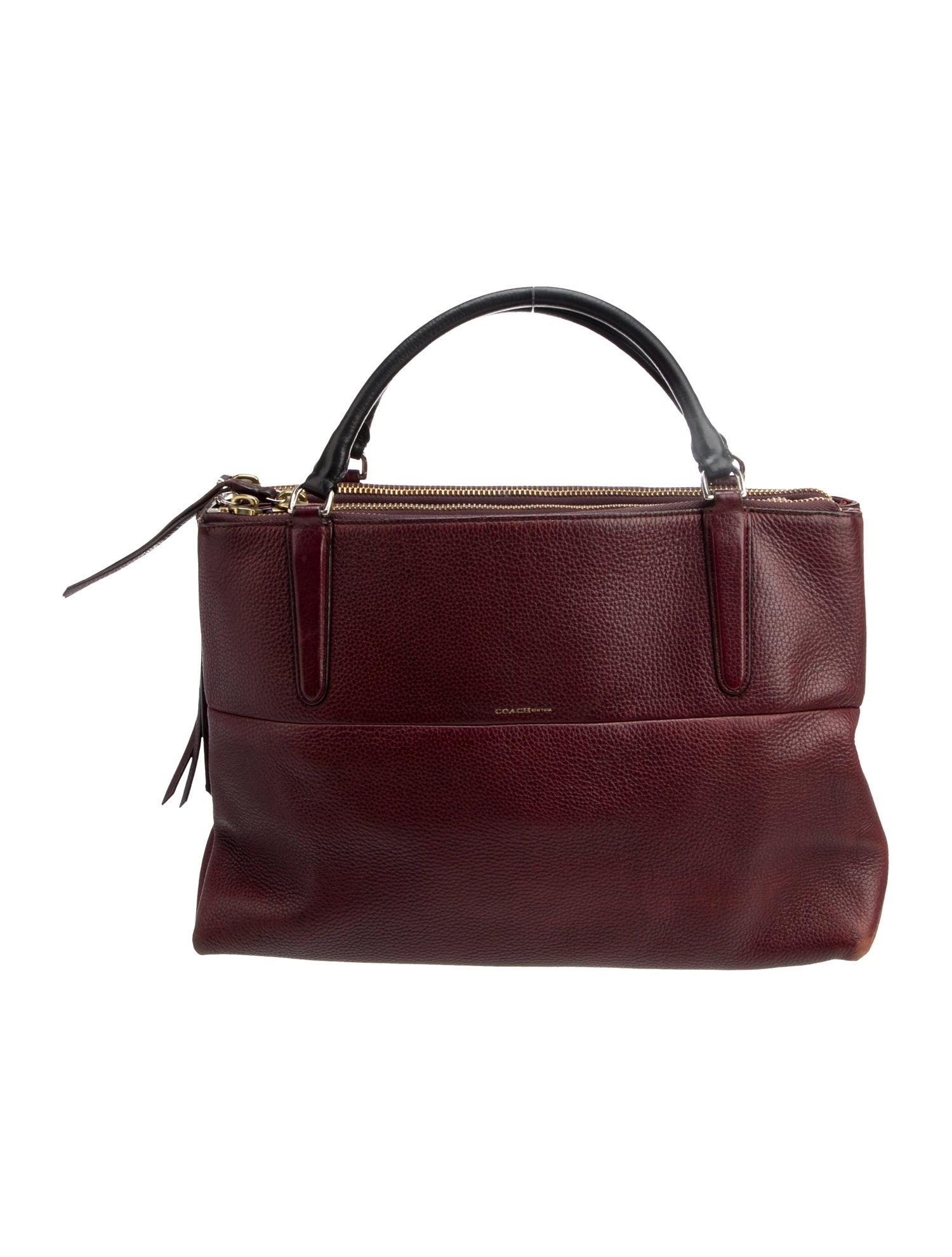 Coach Leather Top Handle Bag