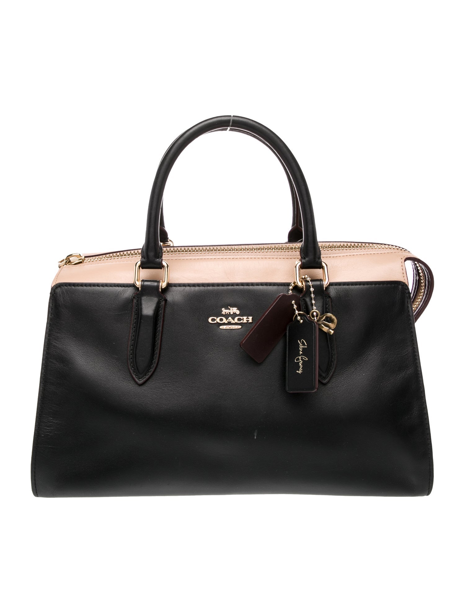 Coach Leather Top Handle Bag