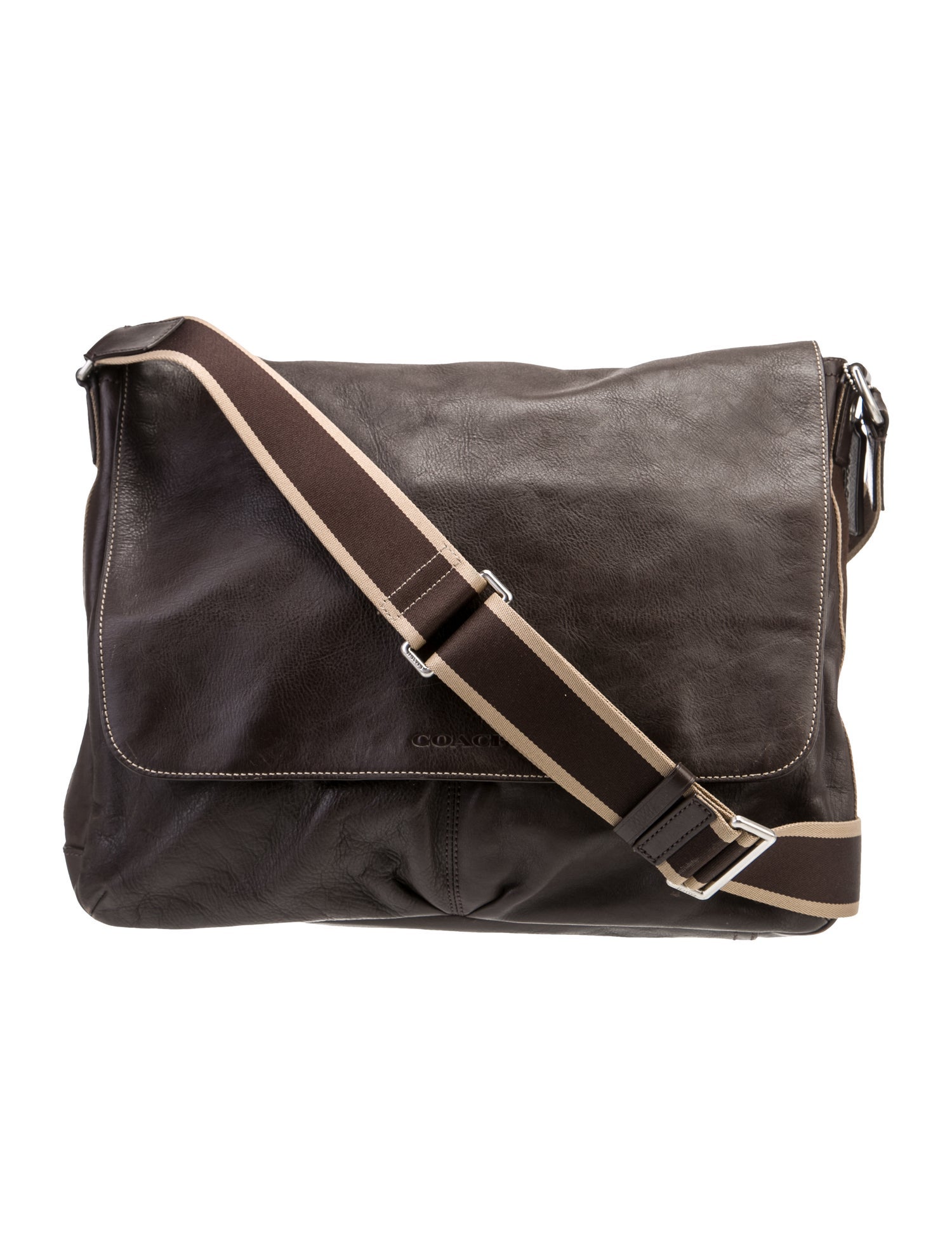 Coach Leather Messenger Bag