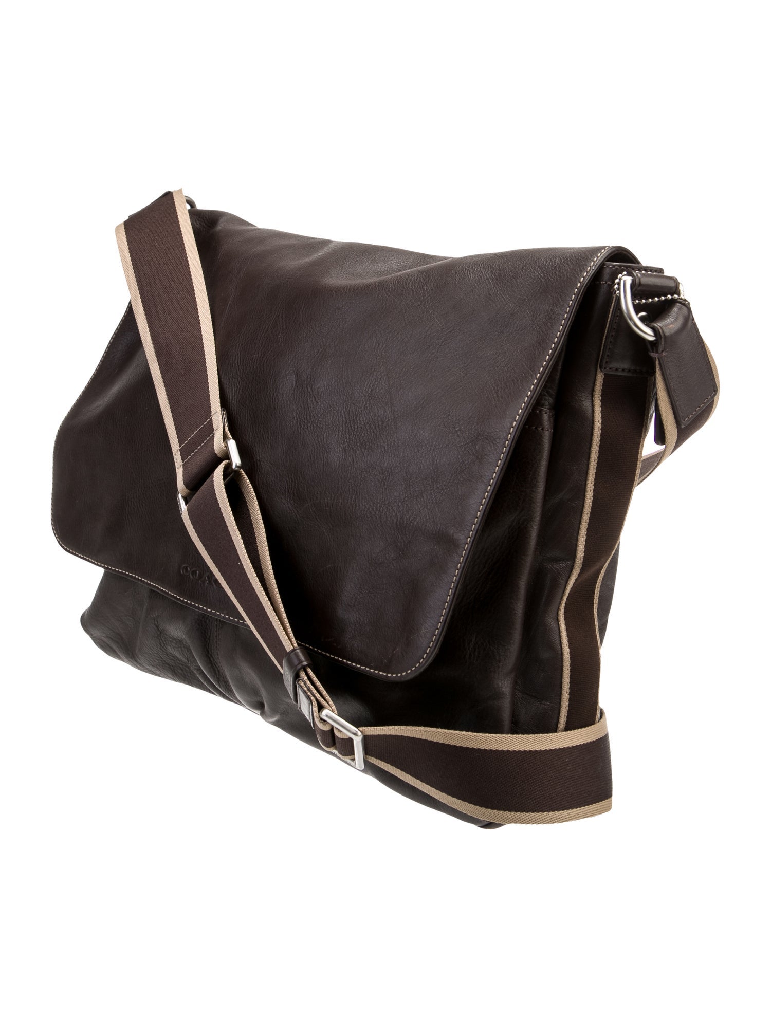 Coach Leather Messenger Bag