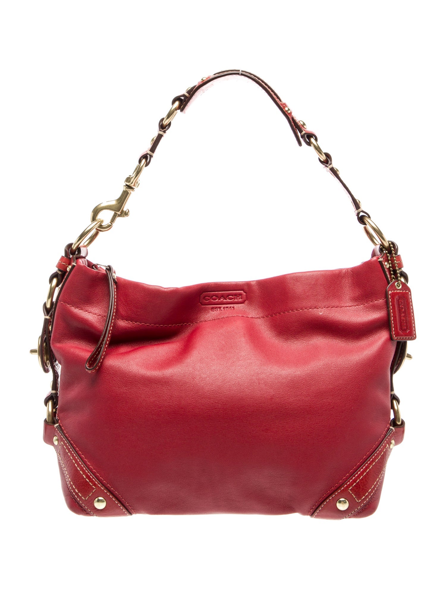 Coach Leather Shoulder Bag