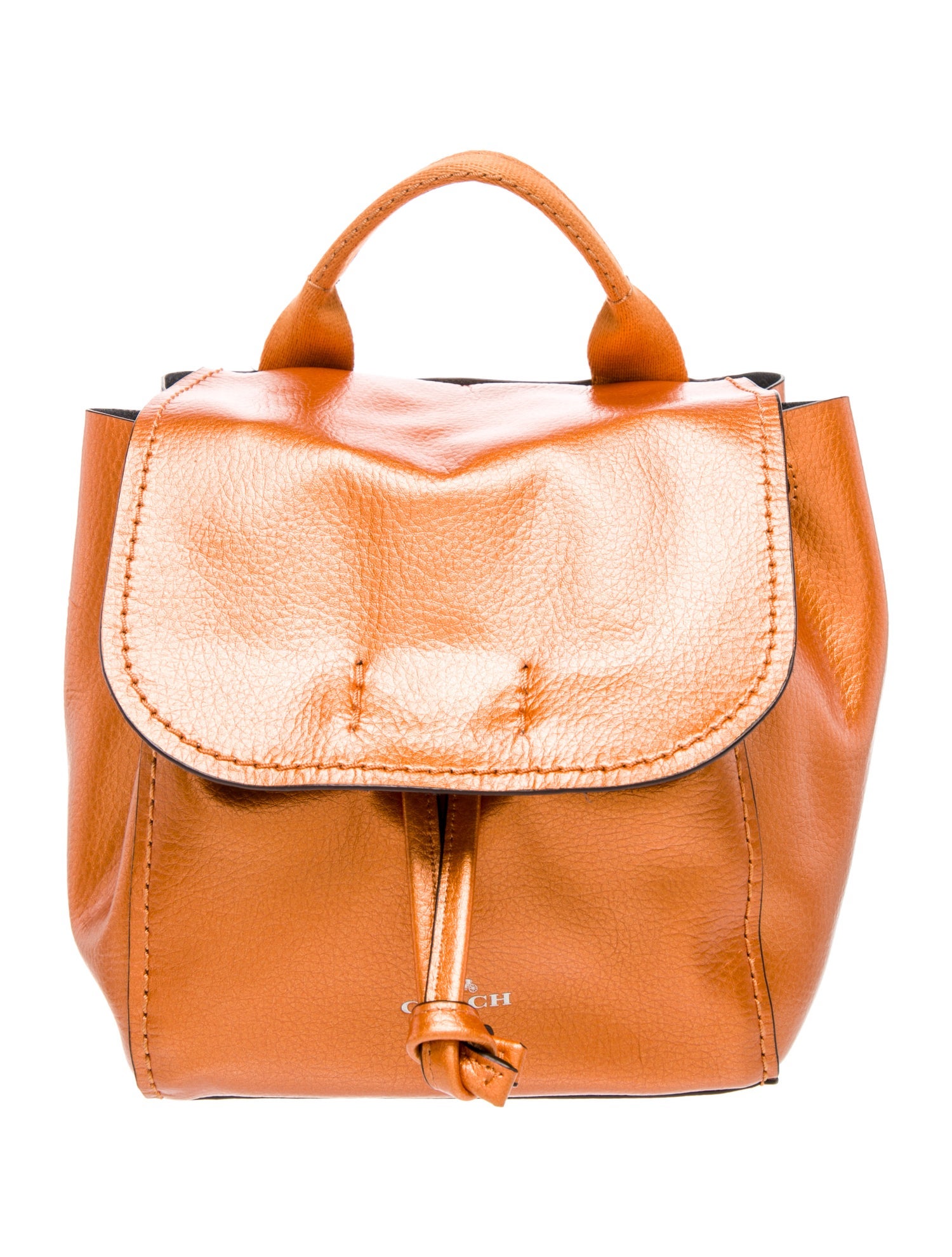 Coach Leather Backpack