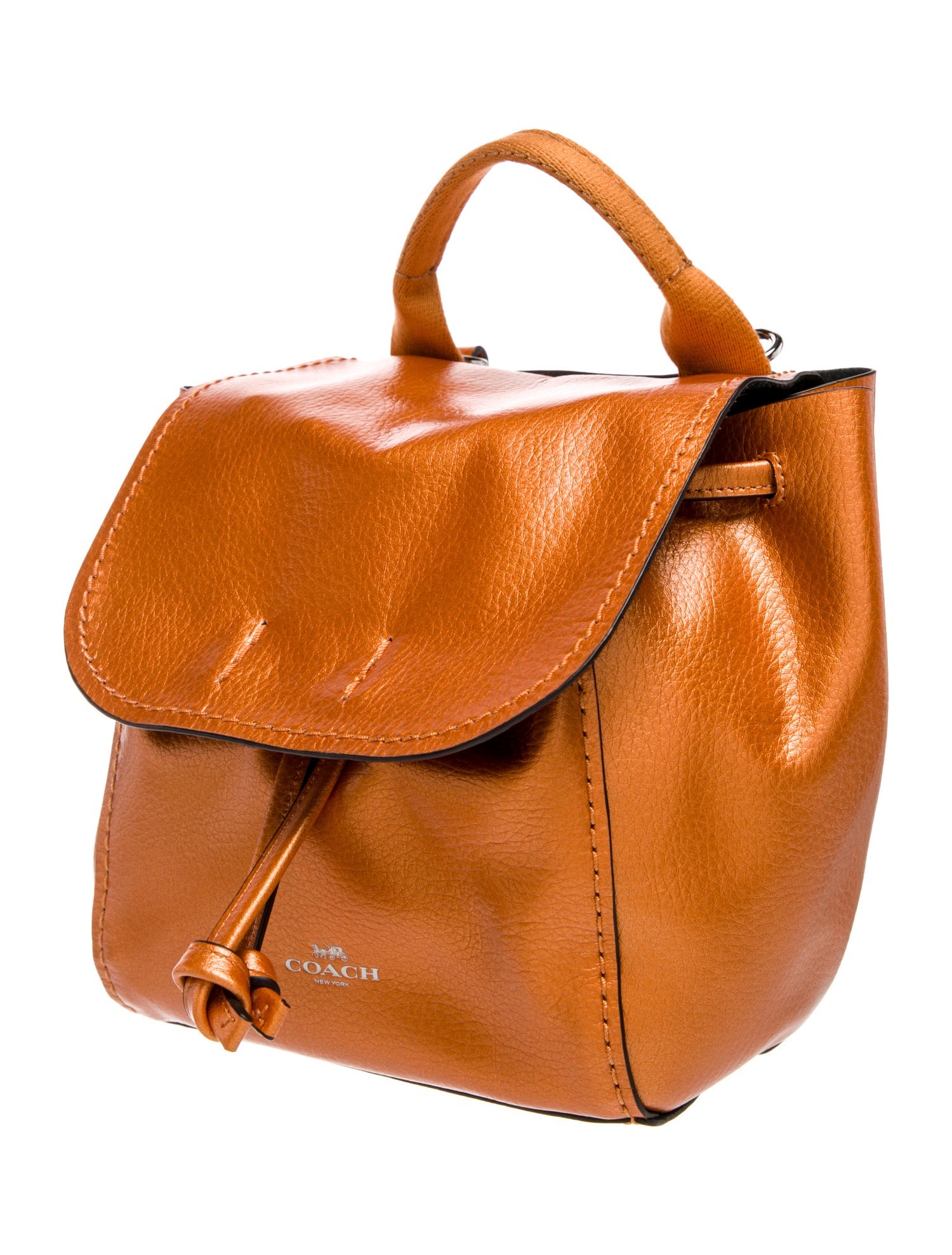 Coach Leather Backpack
