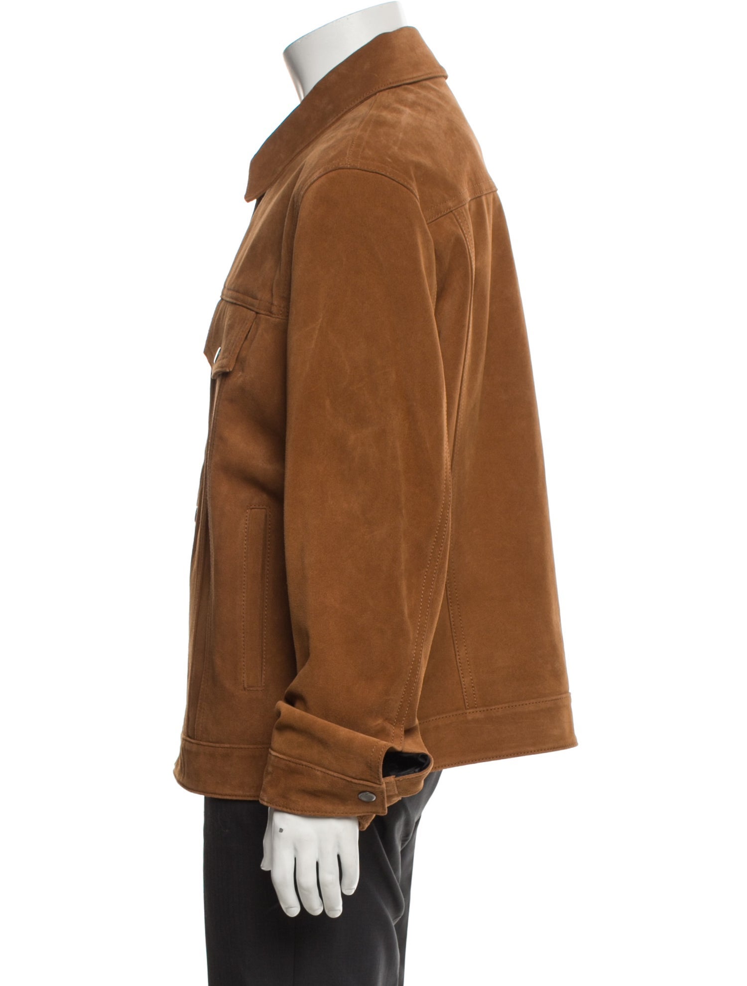 Coach Suede Trucker Jacket