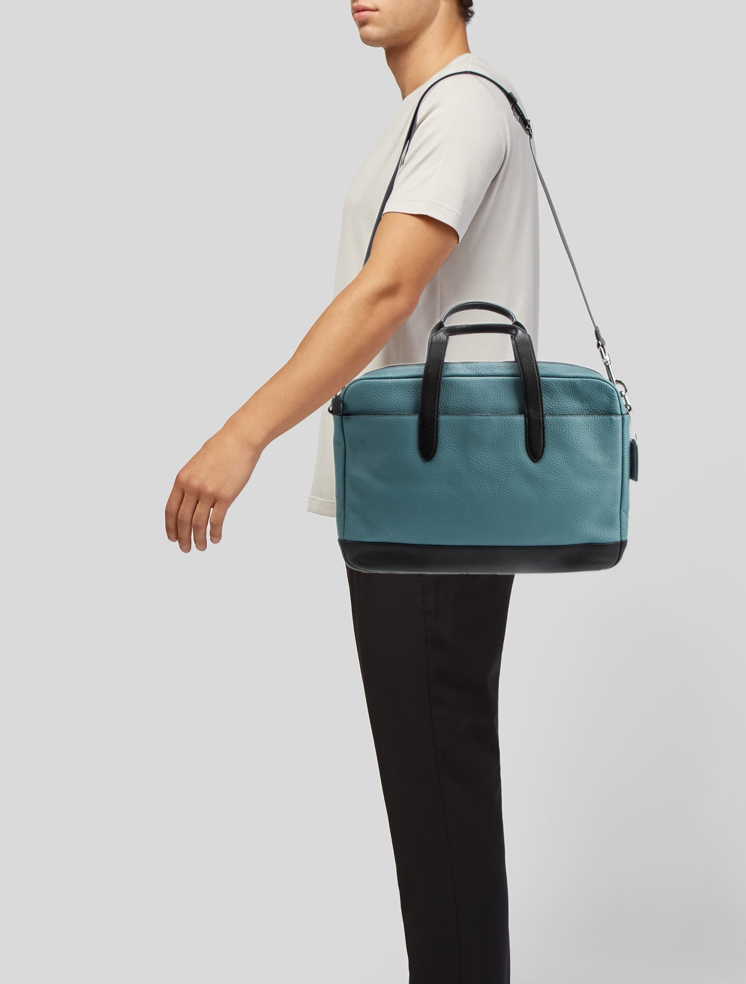 Coach Leather Messenger Bag