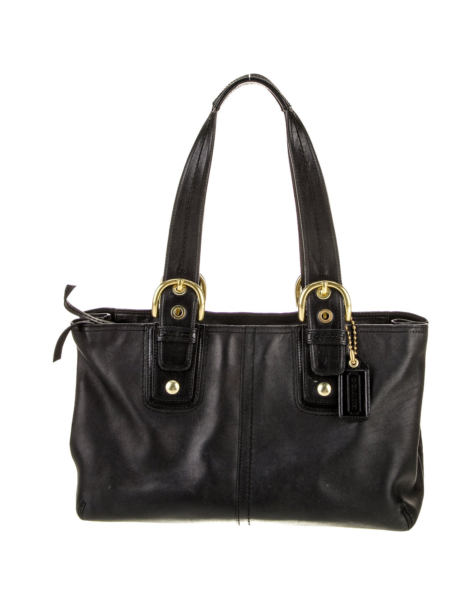 Coach Leather Top Handle Bag