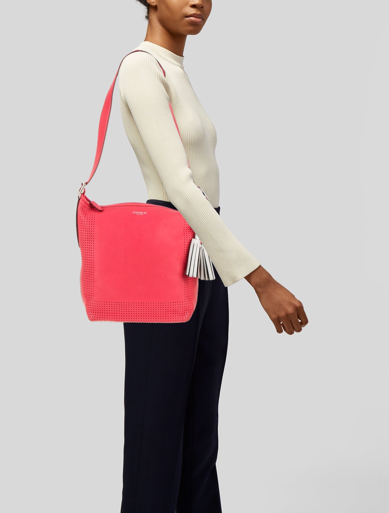 Coach Leather Shoulder Bag