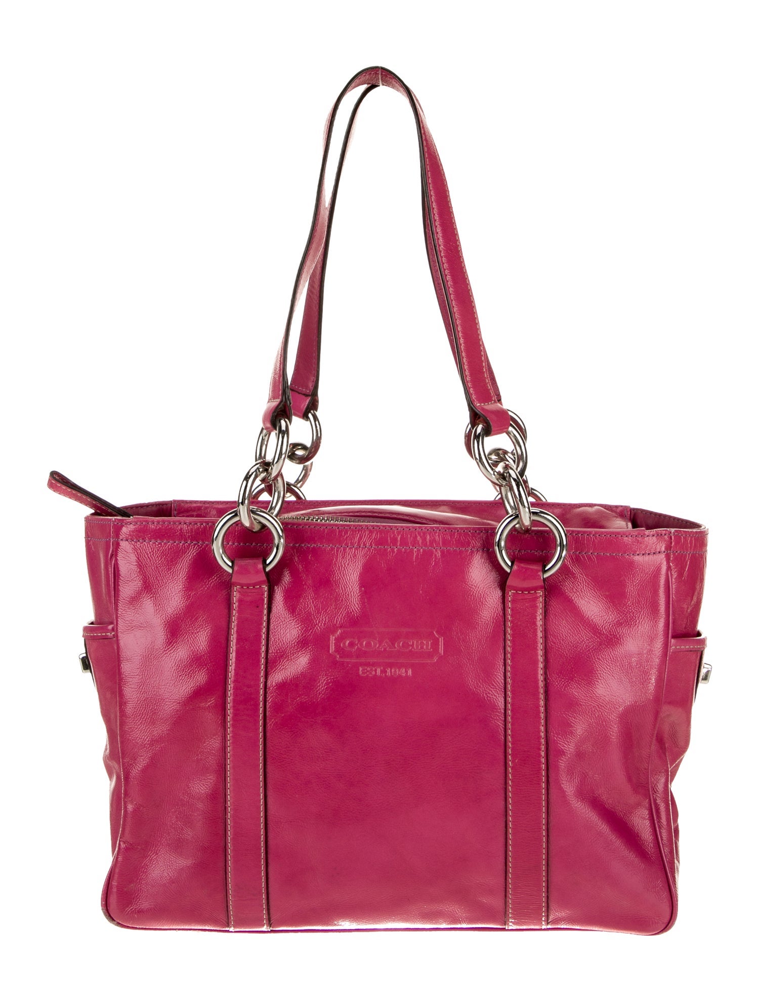 Coach Patent Leather Shoulder Bag