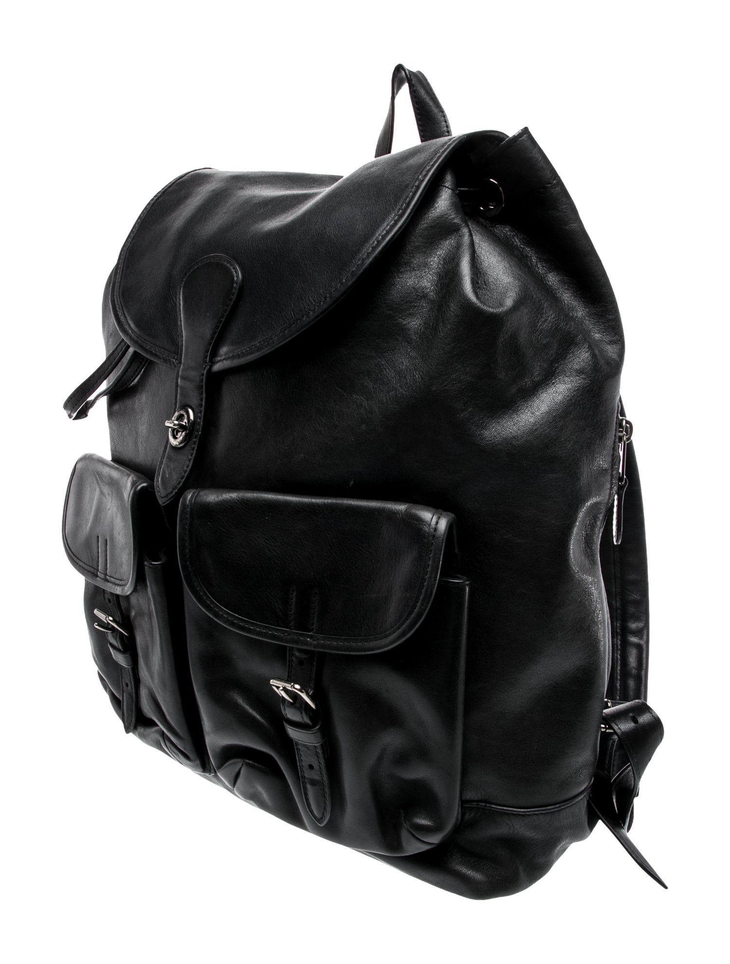 Coach Leather Backpack
