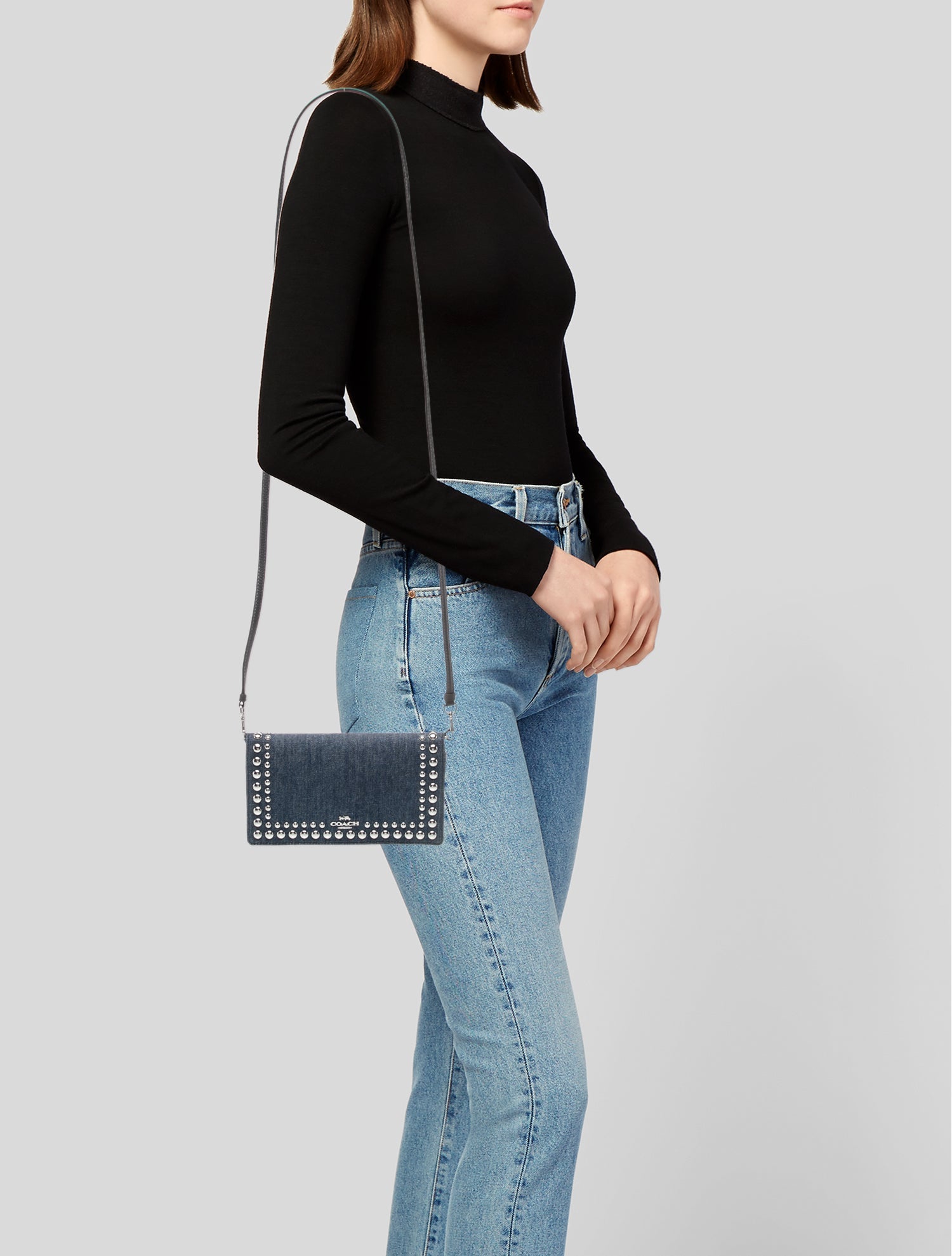 Coach Denim Crossbody Bag w/ Tags