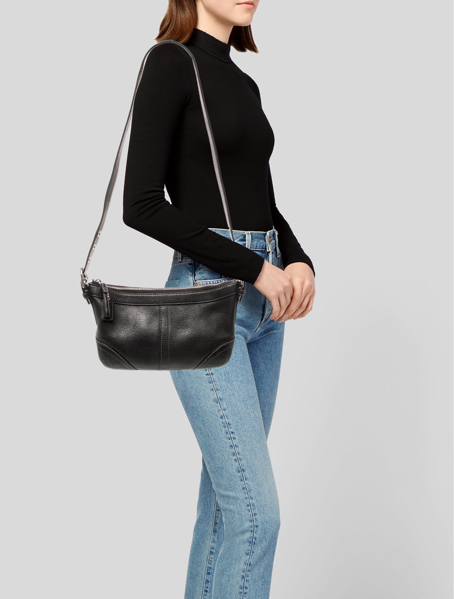 Coach Leather Shoulder Bag