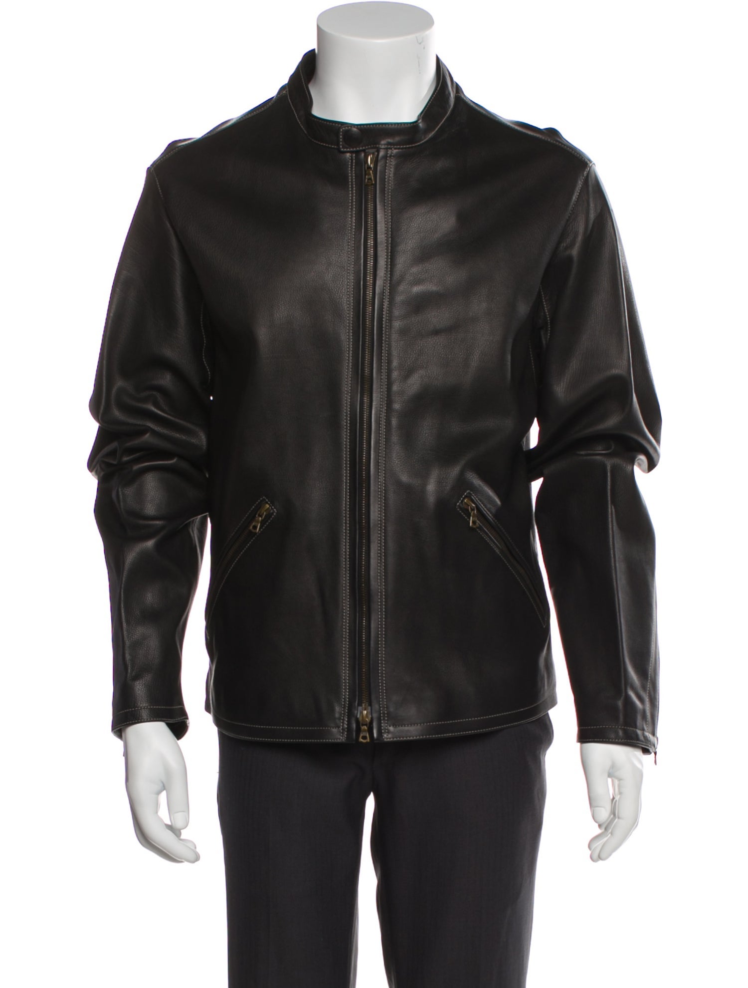 Coach Leather Moto Jacket