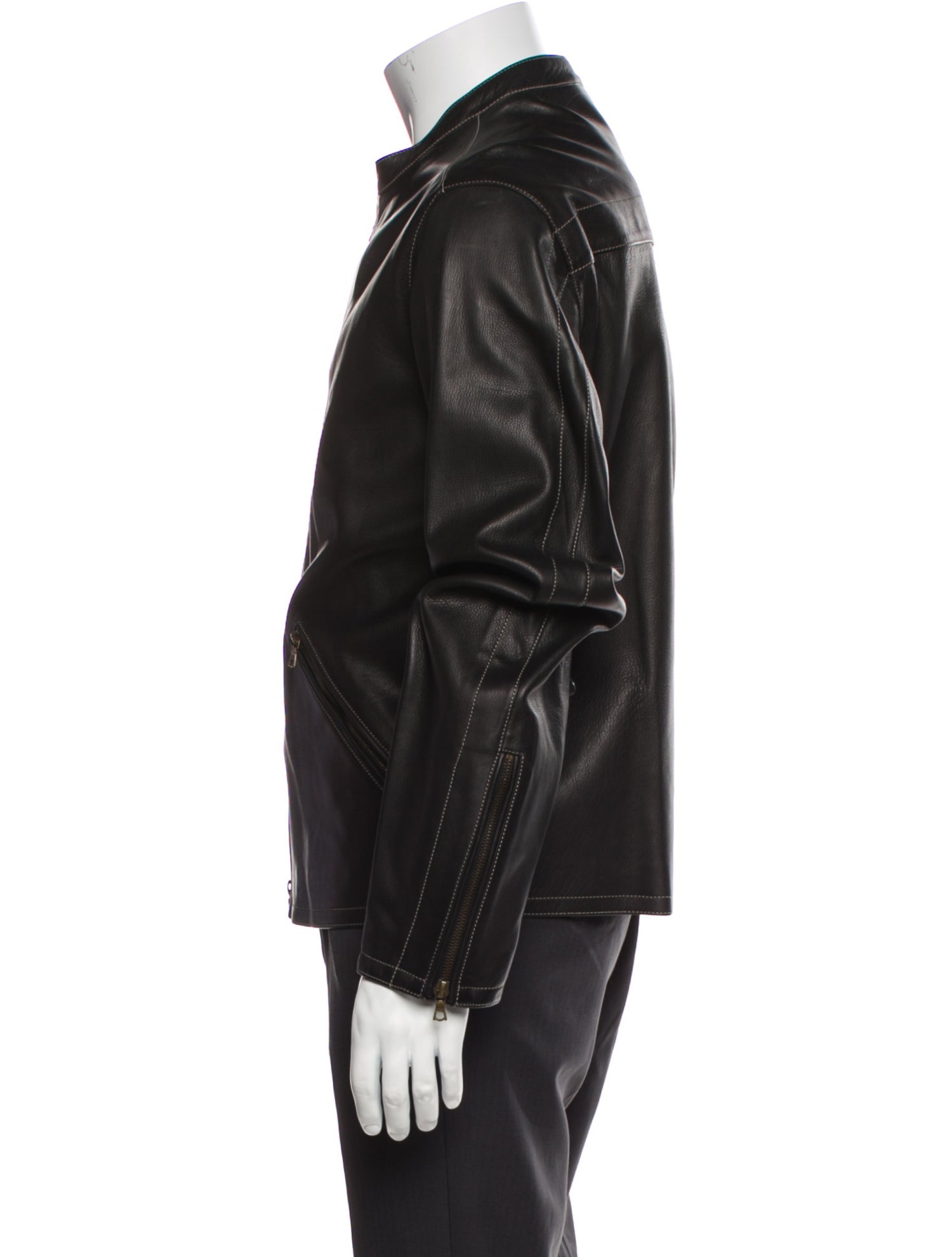 Coach Leather Moto Jacket