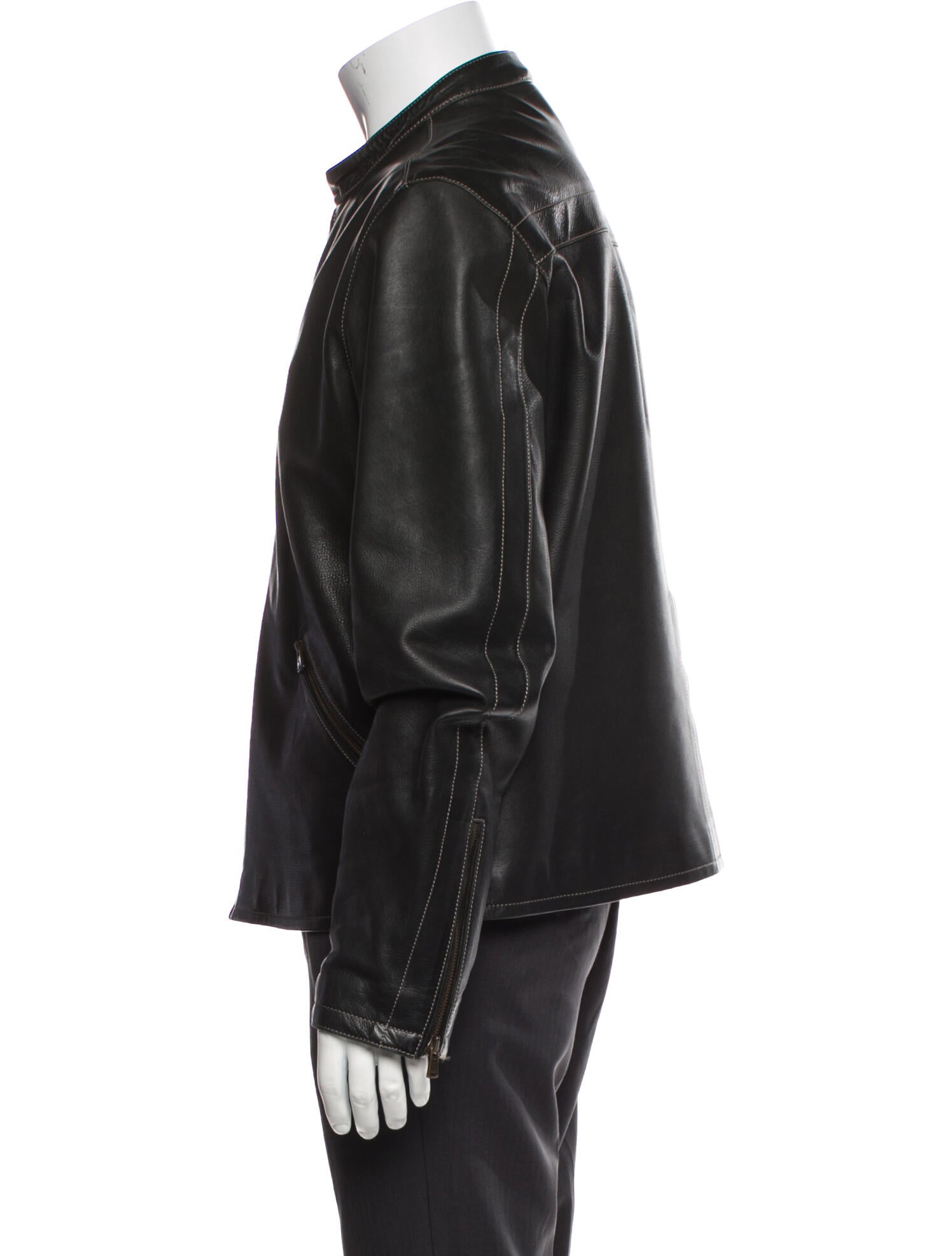 Coach Leather Moto Jacket