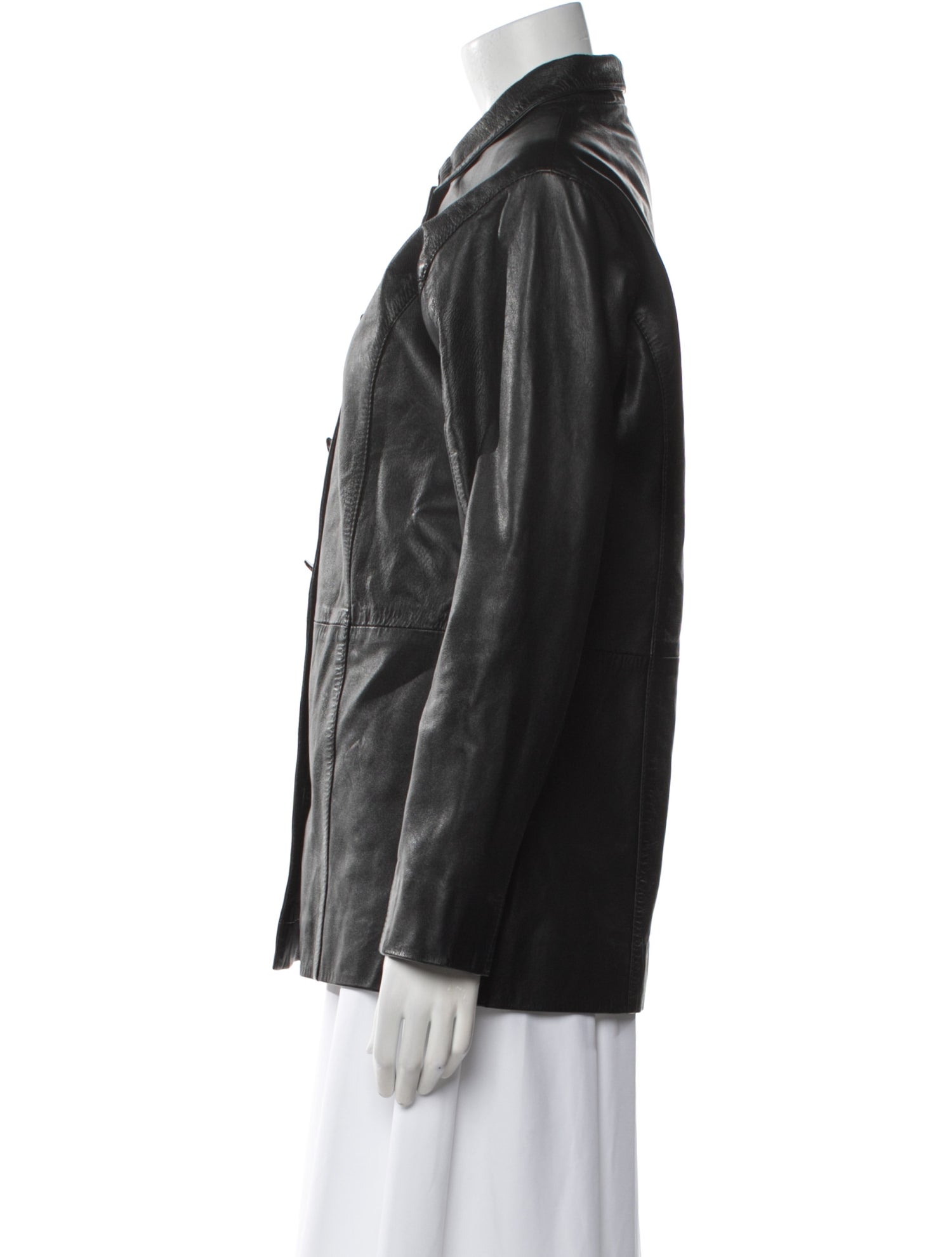 Coach Leather Utility Jacket