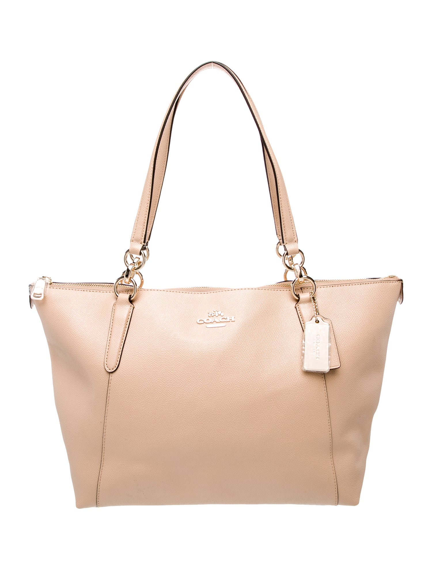 Coach Saffiano Leather Top Handle Bag